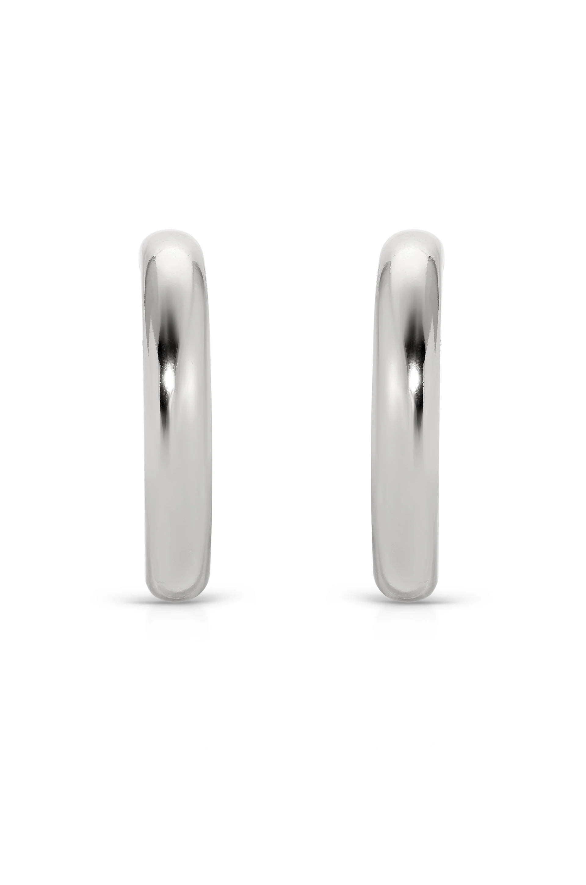Medium Thick Classic Hoops - Image 7