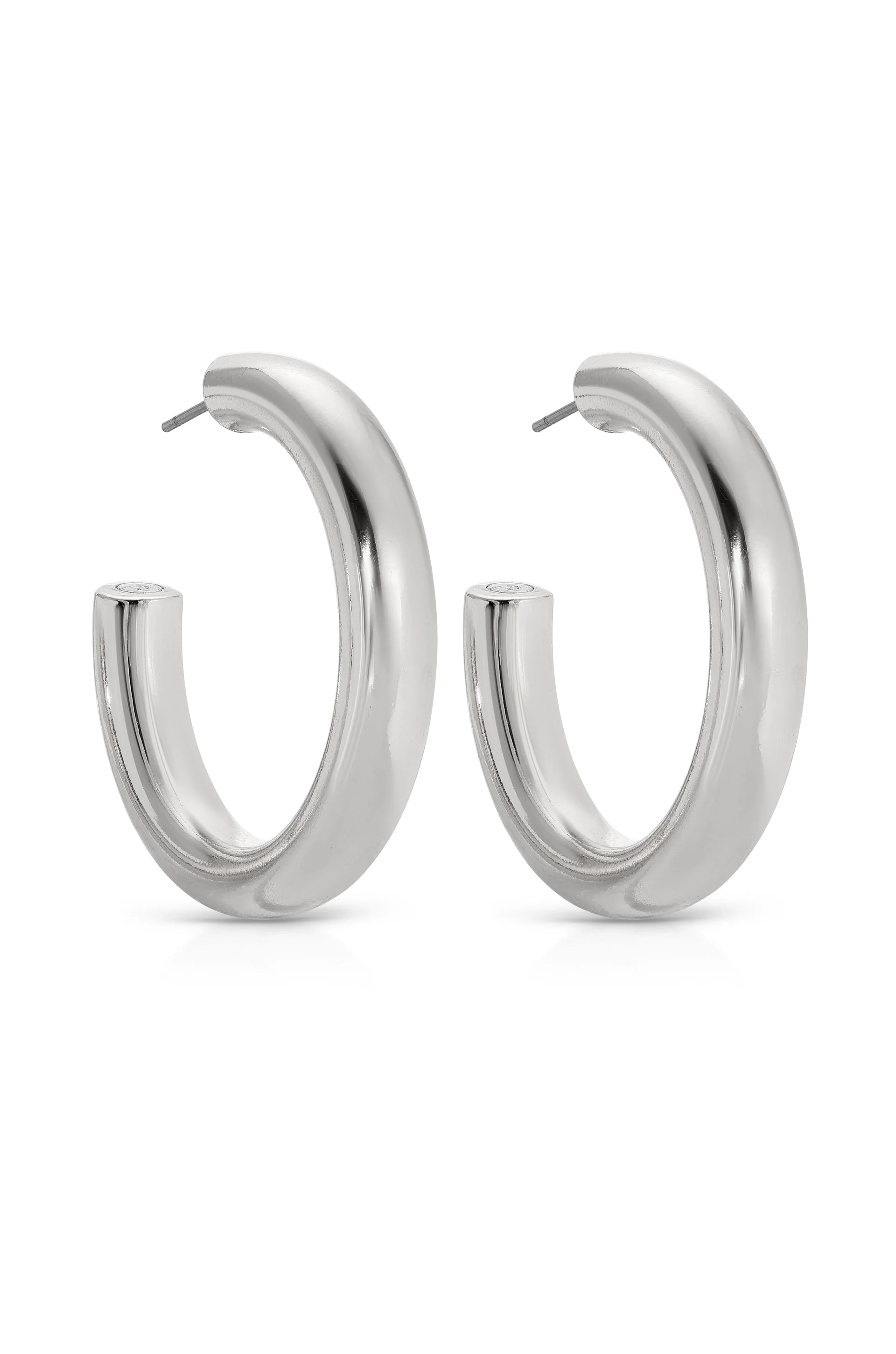 Medium Thick Classic Hoops - Image 9