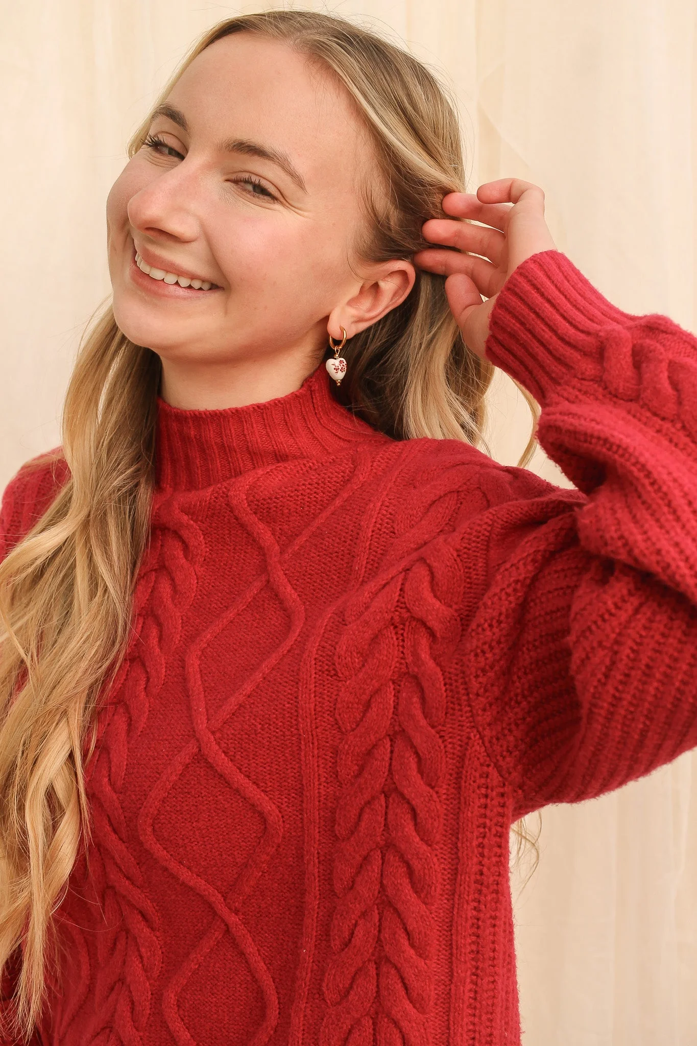 Mini Bella Hoop in Red - Image 7