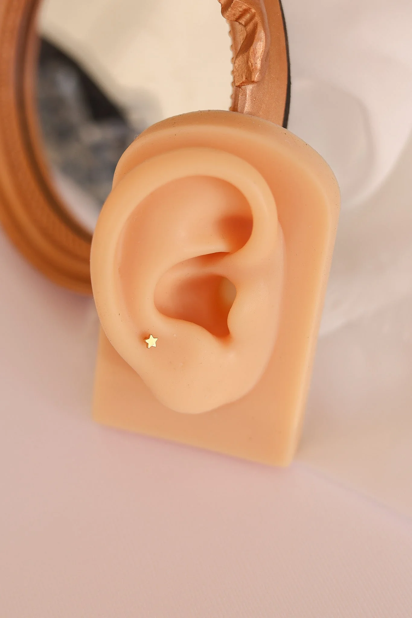 Mini Star Flat Back Stud Earring - Image 11
