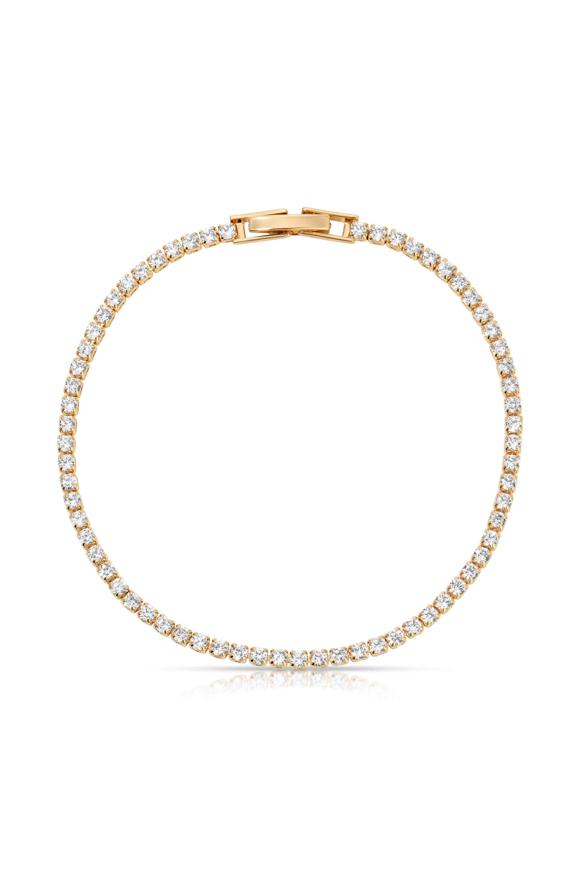 Minimalist Crystal Tennis Bracelet - Image 3