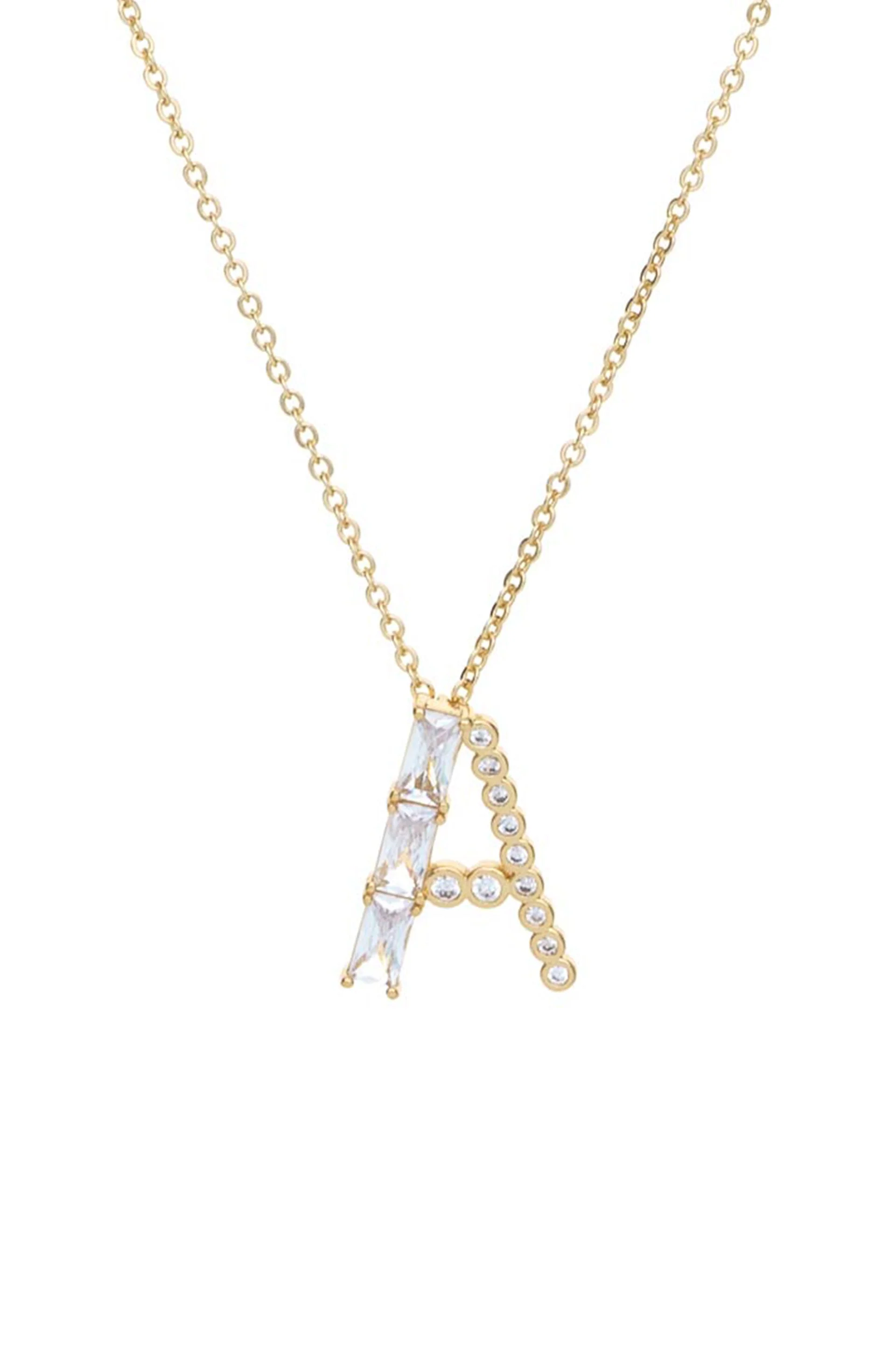 Mixed Crystal Initial Necklace - Image 3