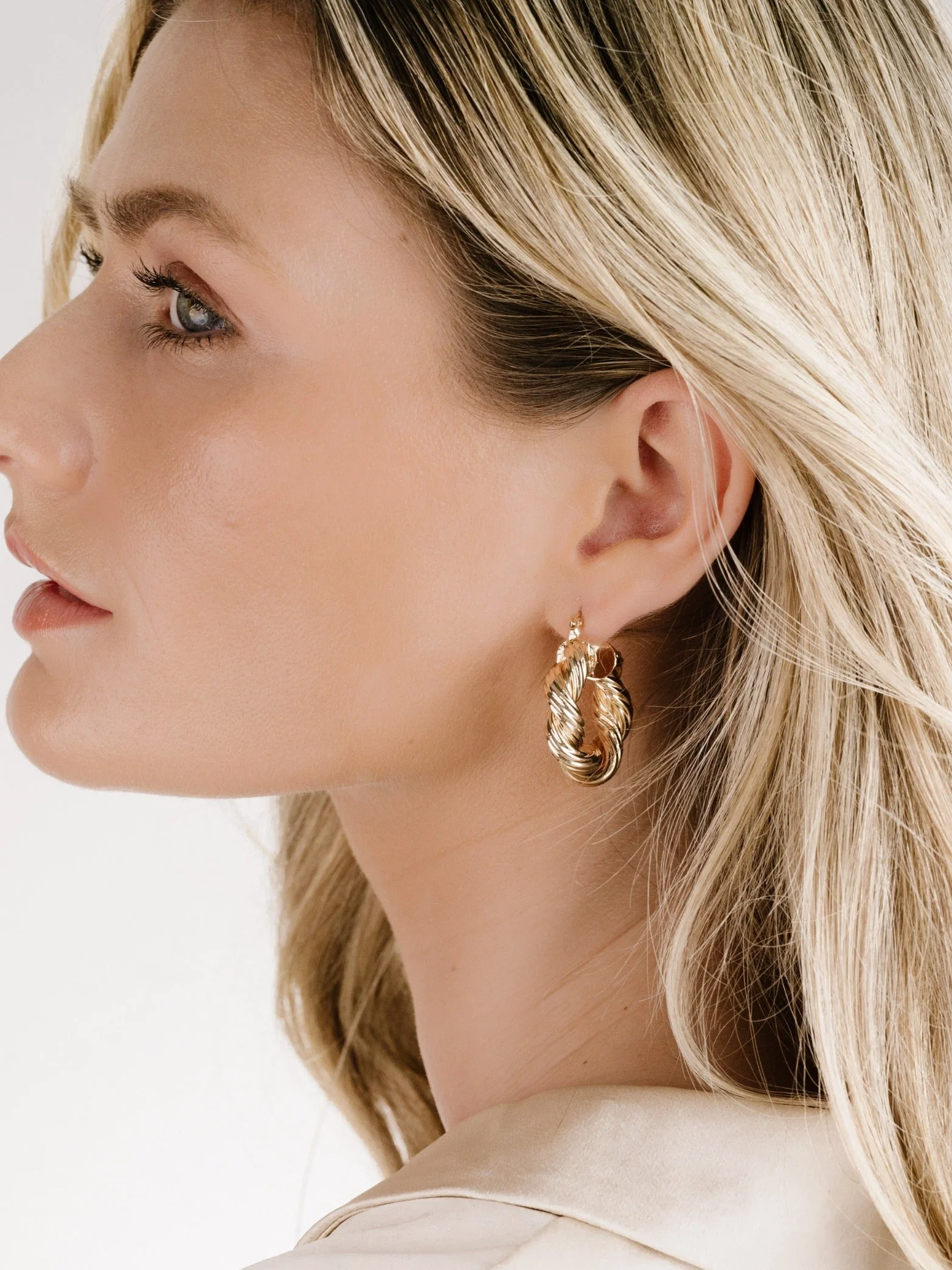 Modern Day Twist Hoops - Image 6