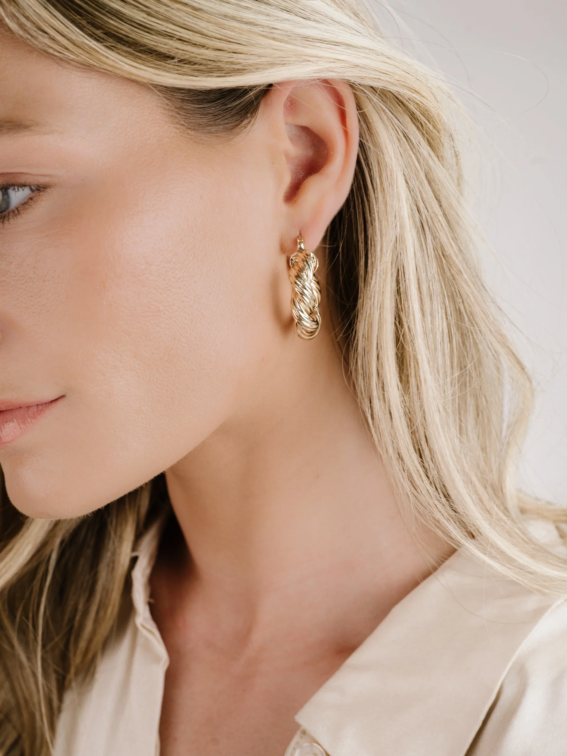 Modern Day Twist Hoops - Image 7