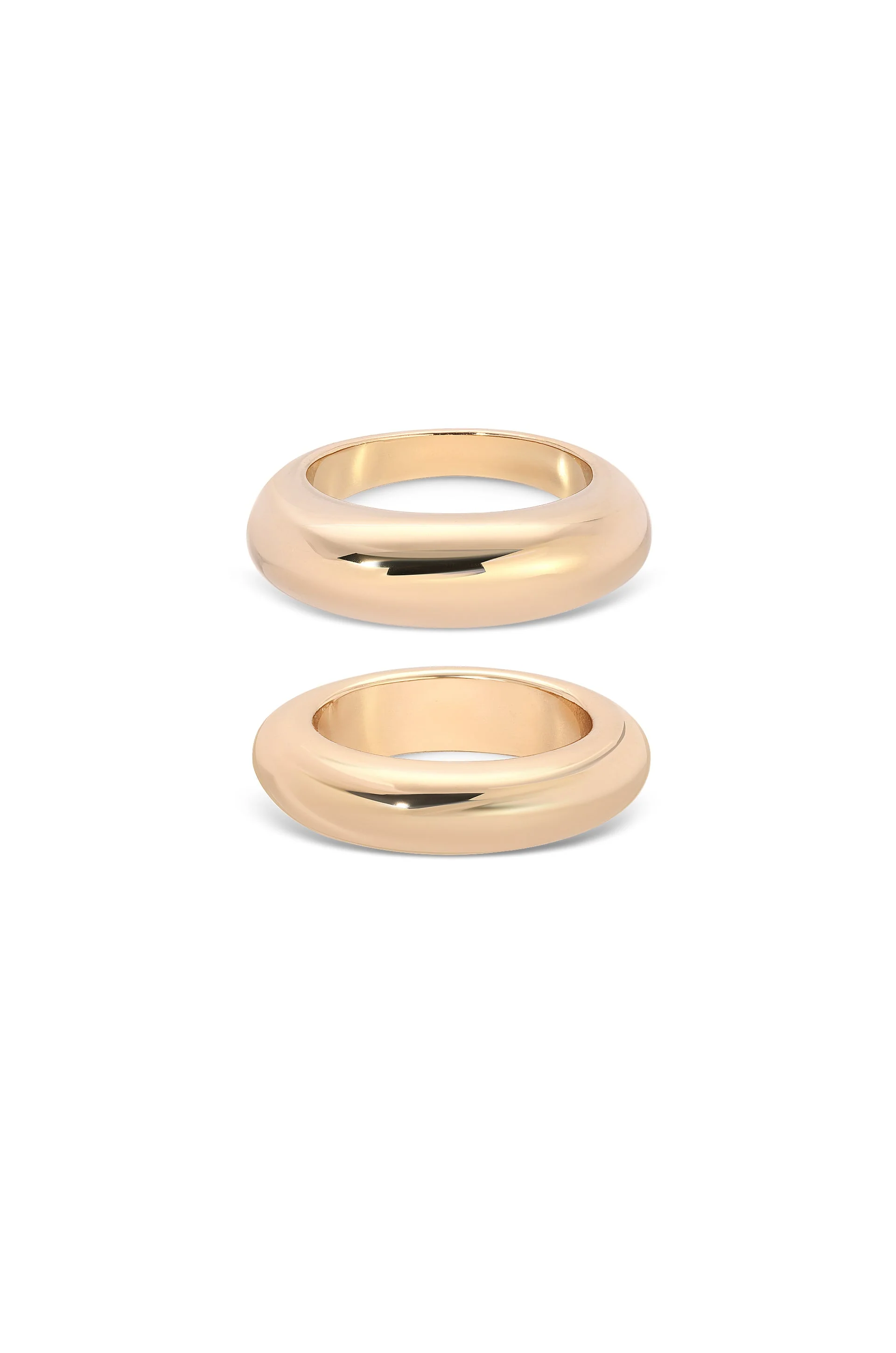 Modern Dome Ring Set - Image 3