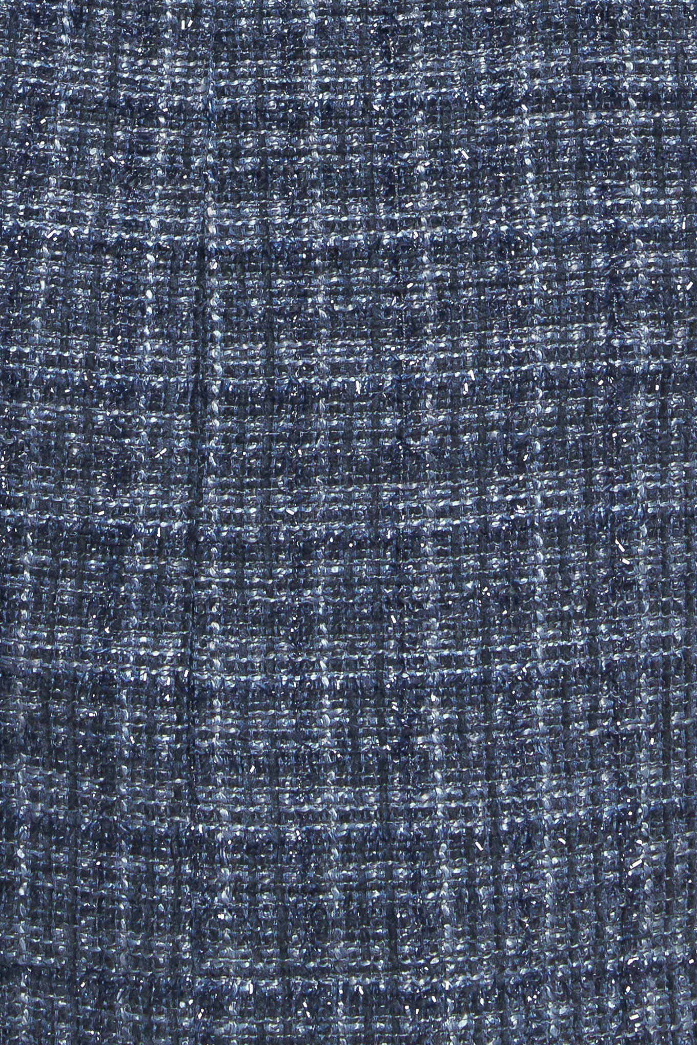 MODERN ICONIC BLUE TWEED MINI DRESS - Image 7