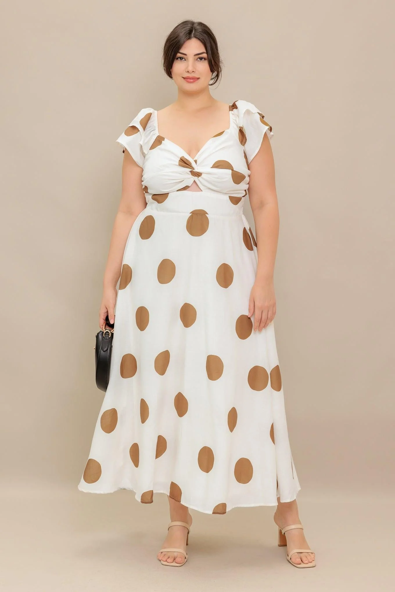 MOJITO MOOD POLKA DOT MIDI DRESS - Image 10