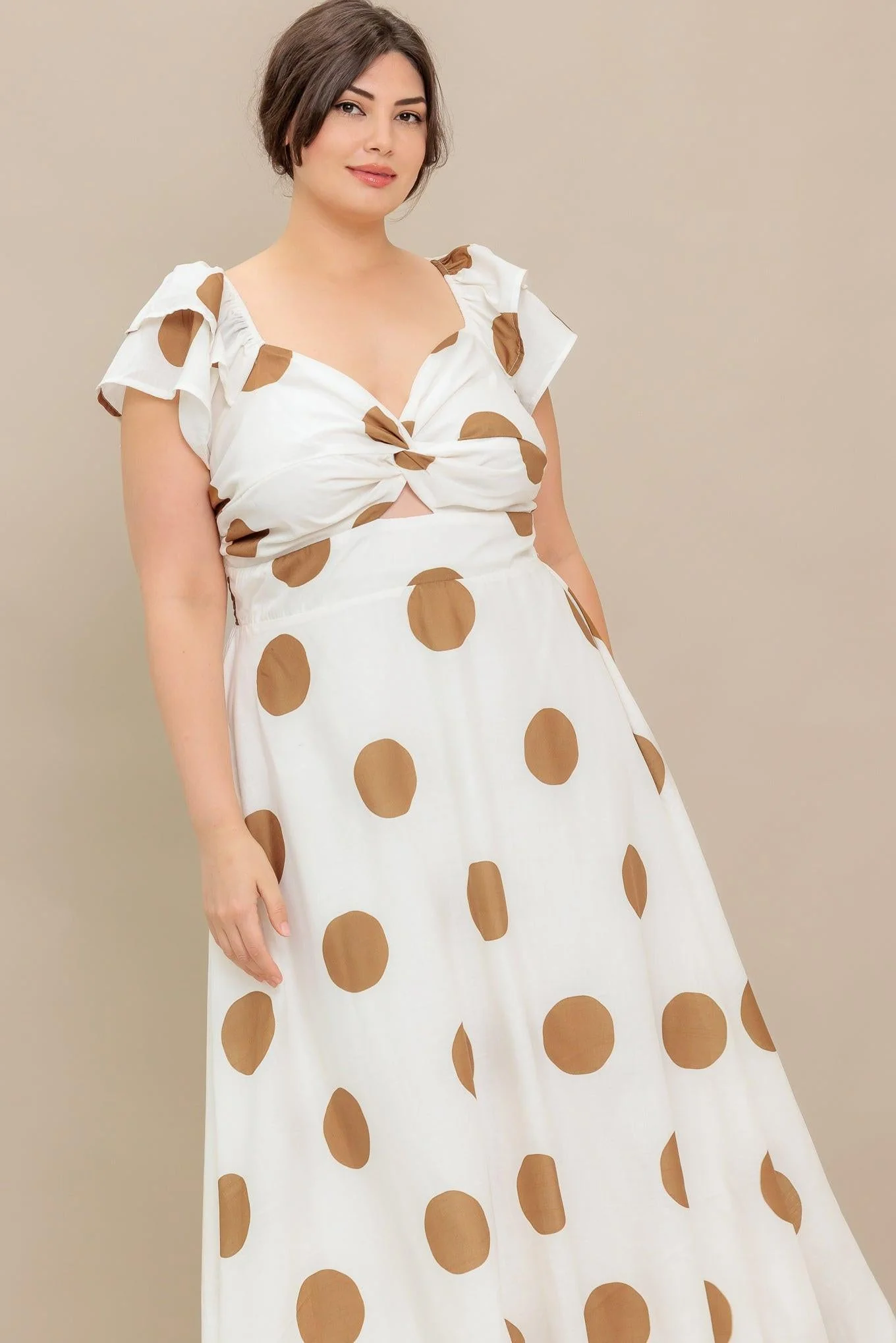 MOJITO MOOD POLKA DOT MIDI DRESS - Image 11