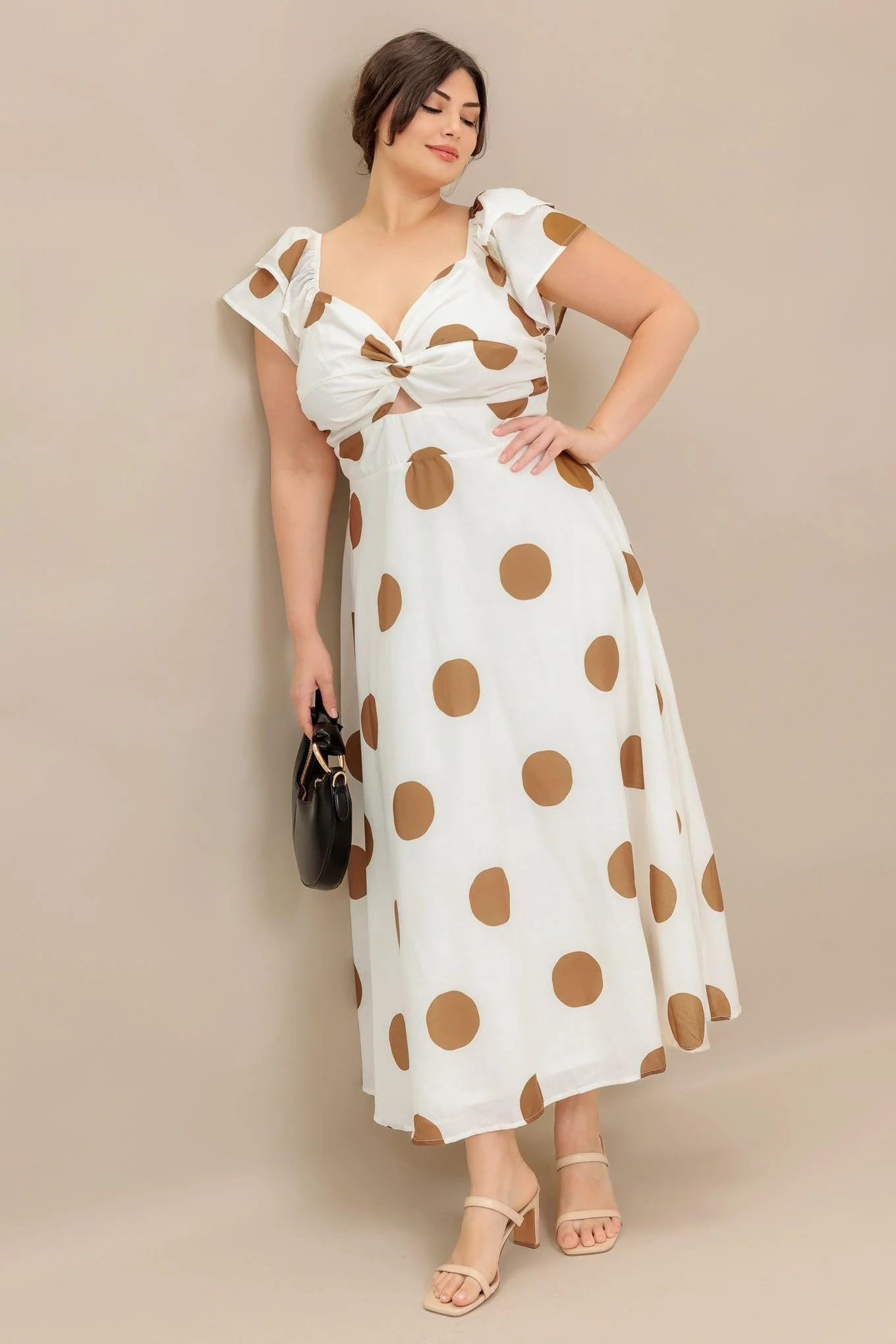 MOJITO MOOD POLKA DOT MIDI DRESS - Image 7