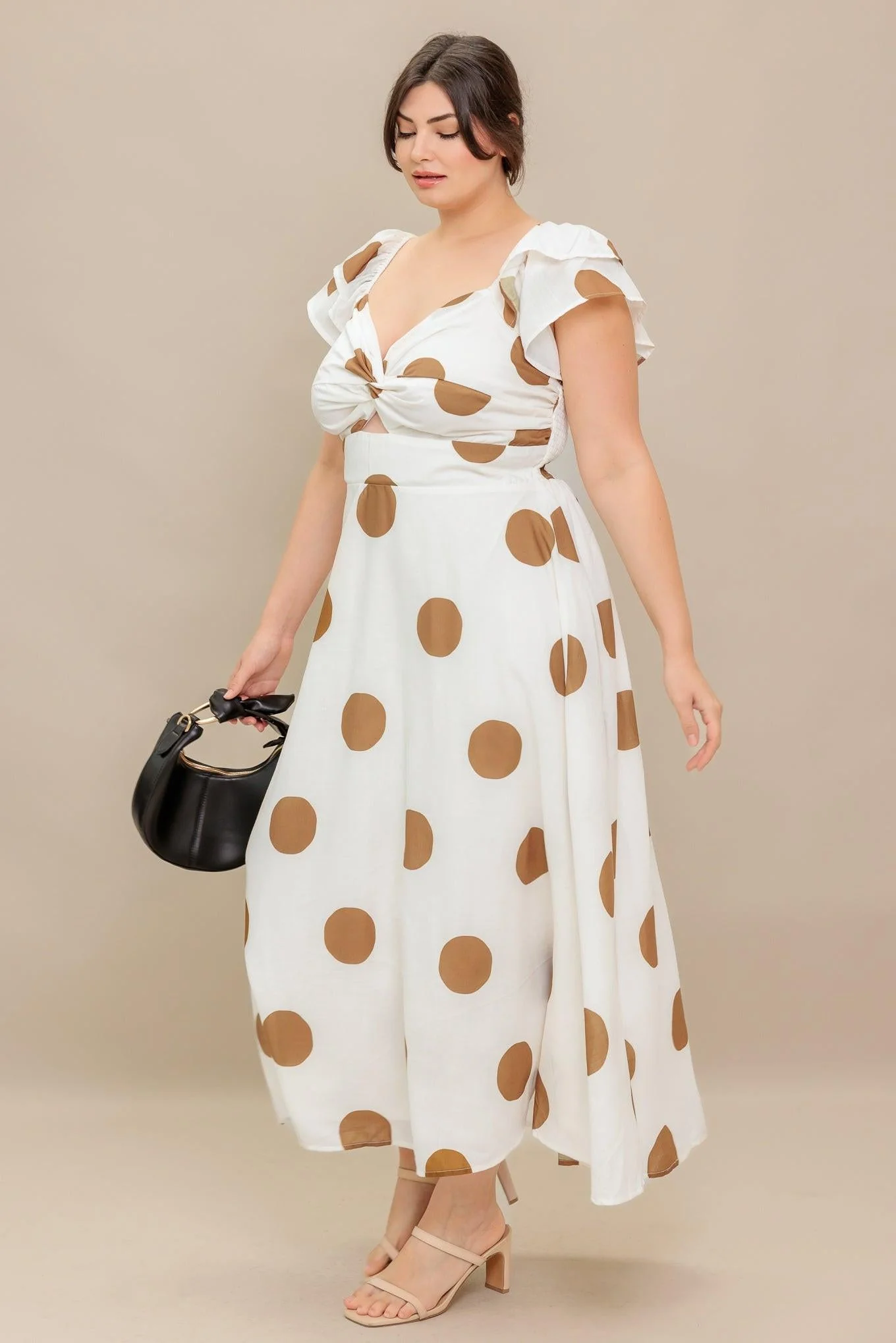 MOJITO MOOD POLKA DOT MIDI DRESS - Image 8