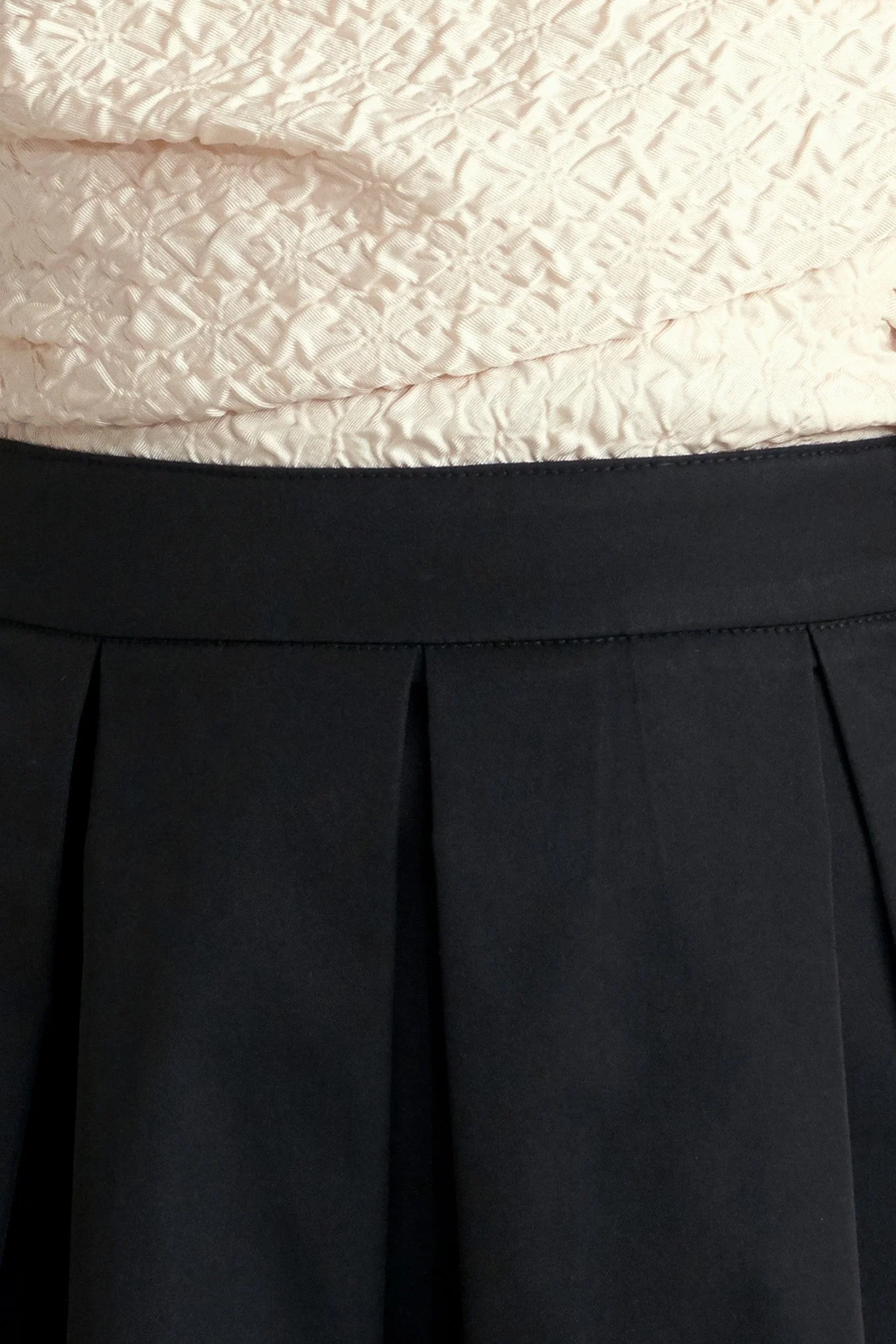 MONO BALLET BLACK & CREAM STRAPLESS MIDI DRESS - Image 5
