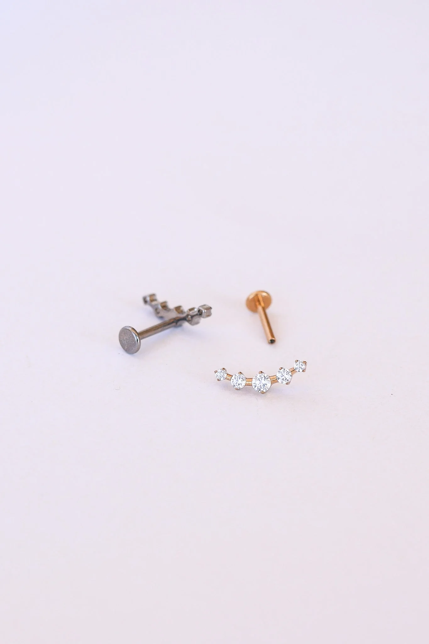 Monroe Flat Back Crystal Stud Earring - Image 12