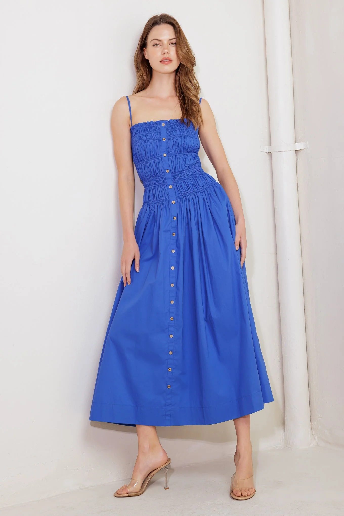 MOONLIGHT MIDI DRESS - COBALT BLUE - Image 7