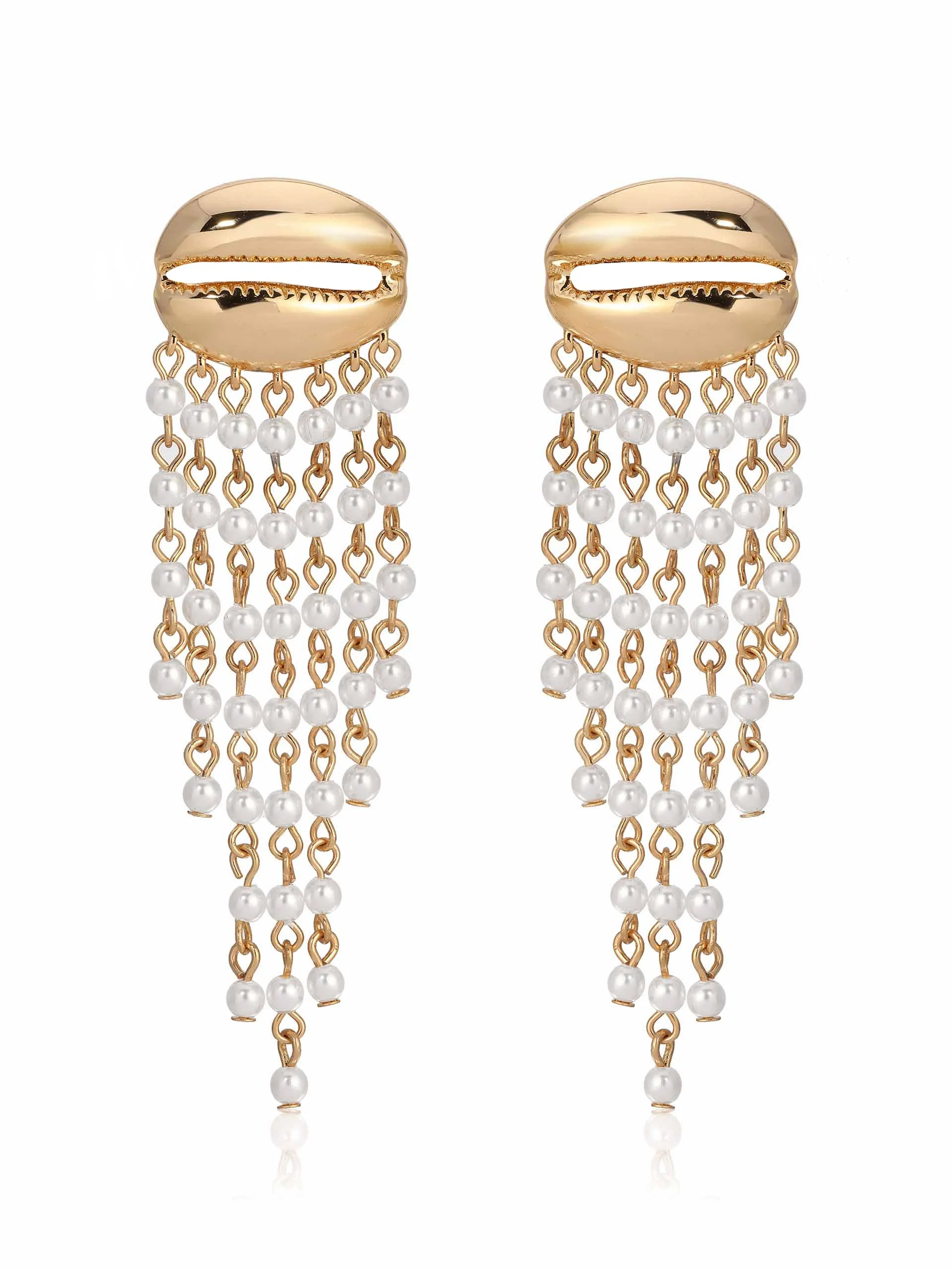 Mykonos Shell Dangle Earrings - Image 2