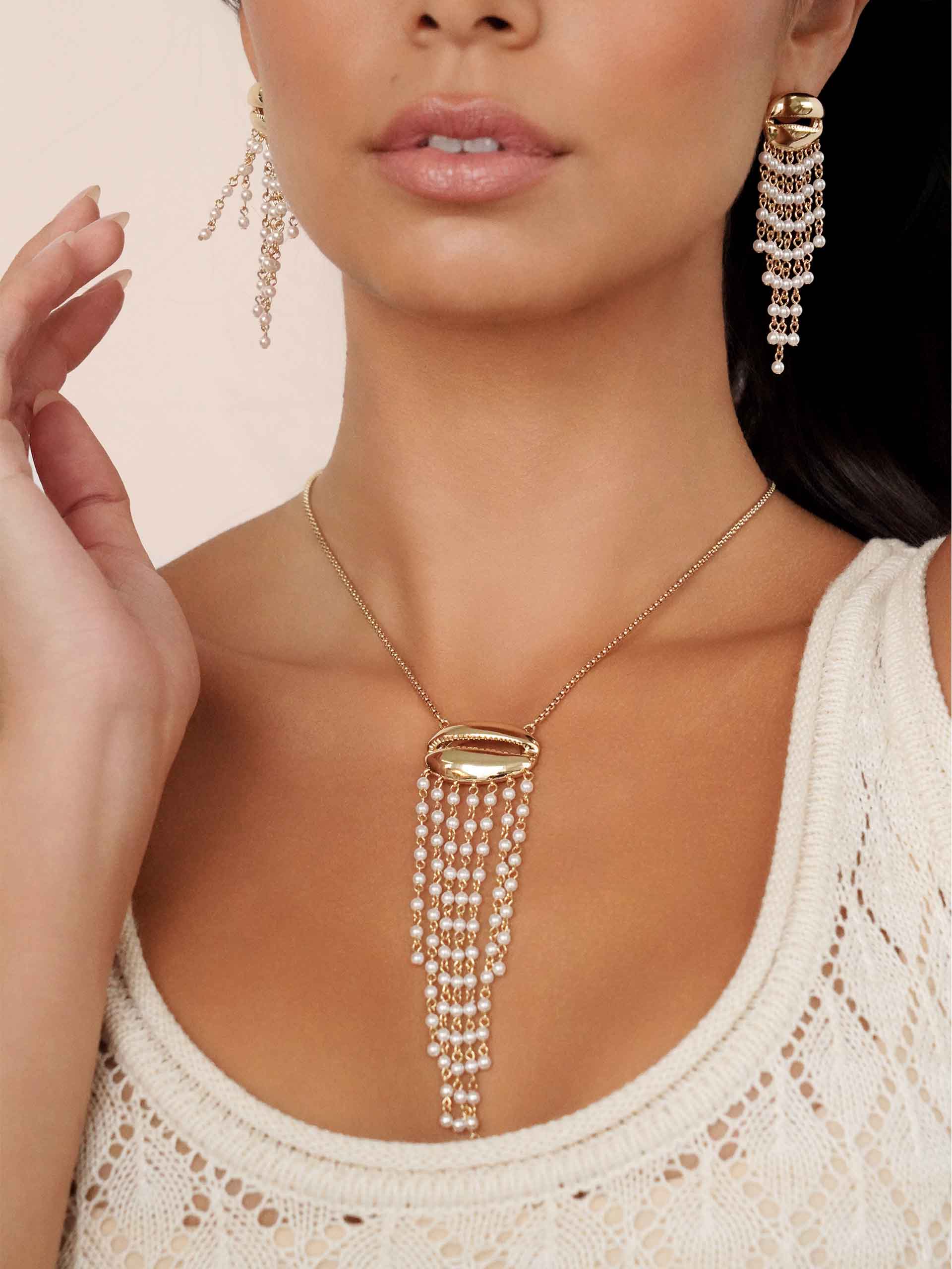 Mykonos Shell Dangle Earrings - Image 5
