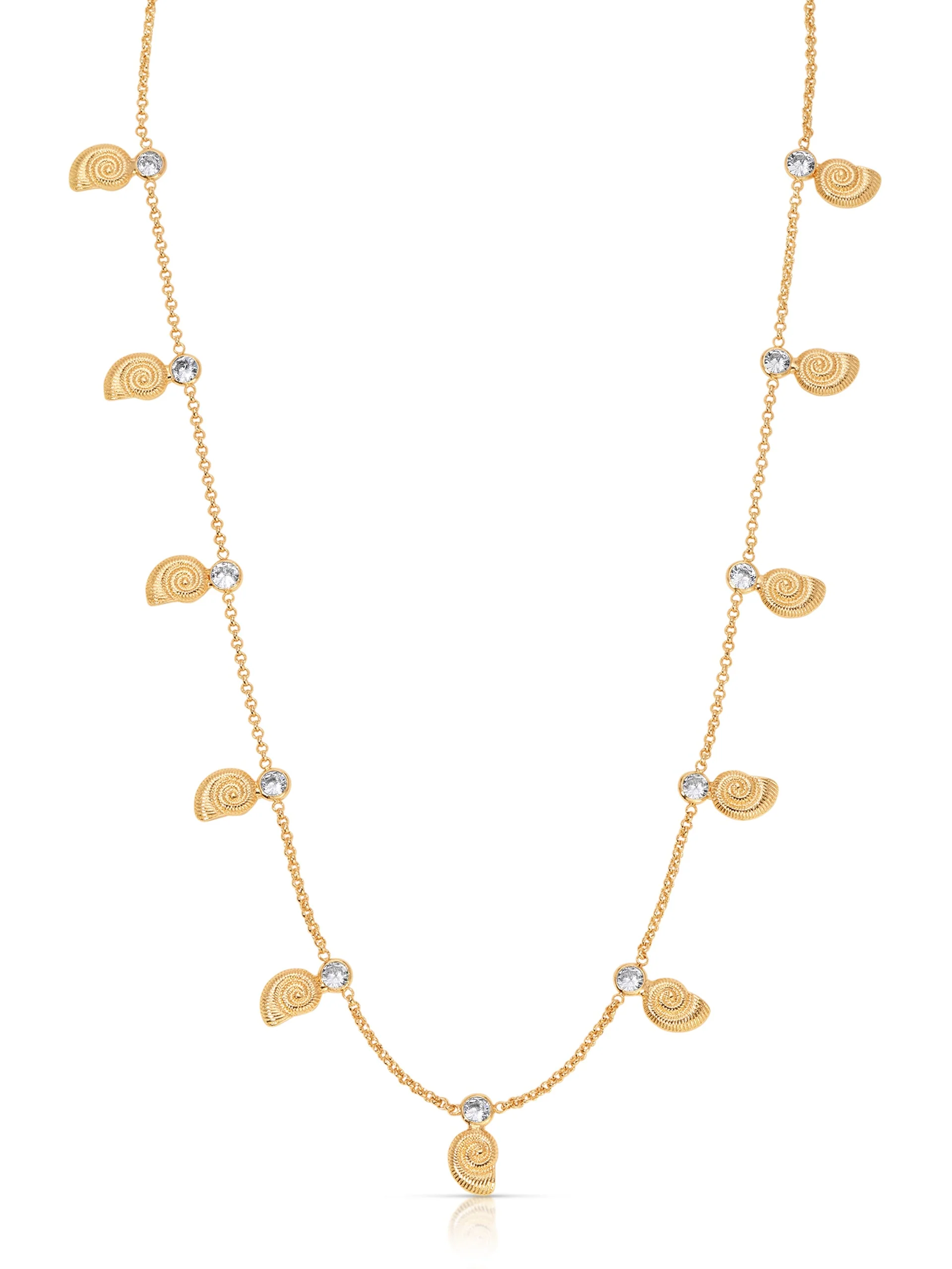 Nautilus Shell Charm Necklace - Image 2