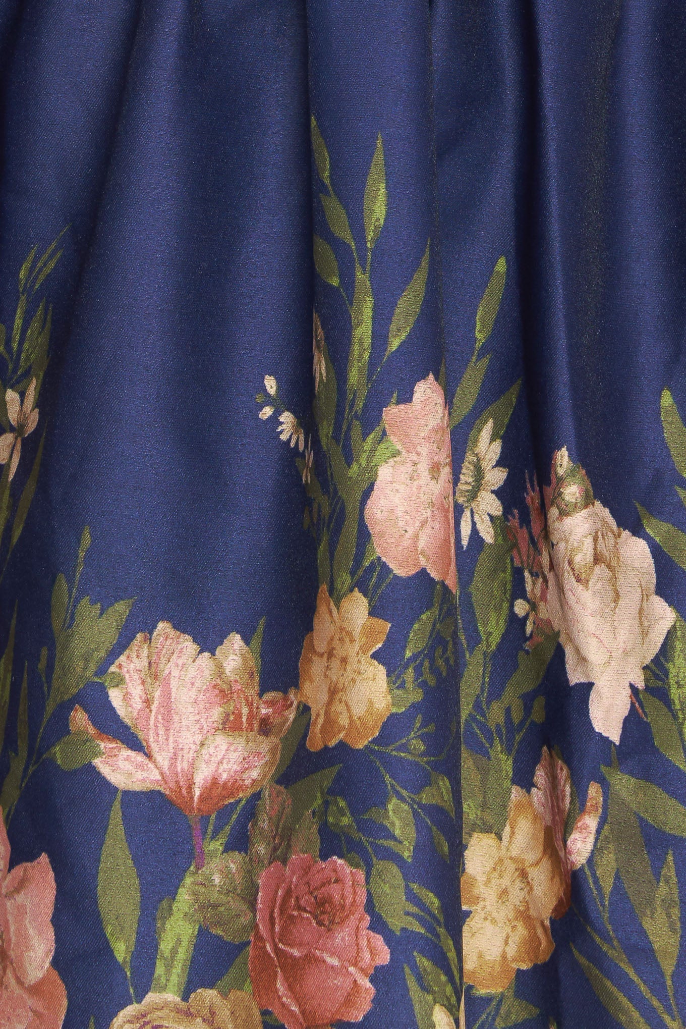 NOCTURNE IN BLOOM NAVY MINI DRESS - Image 6