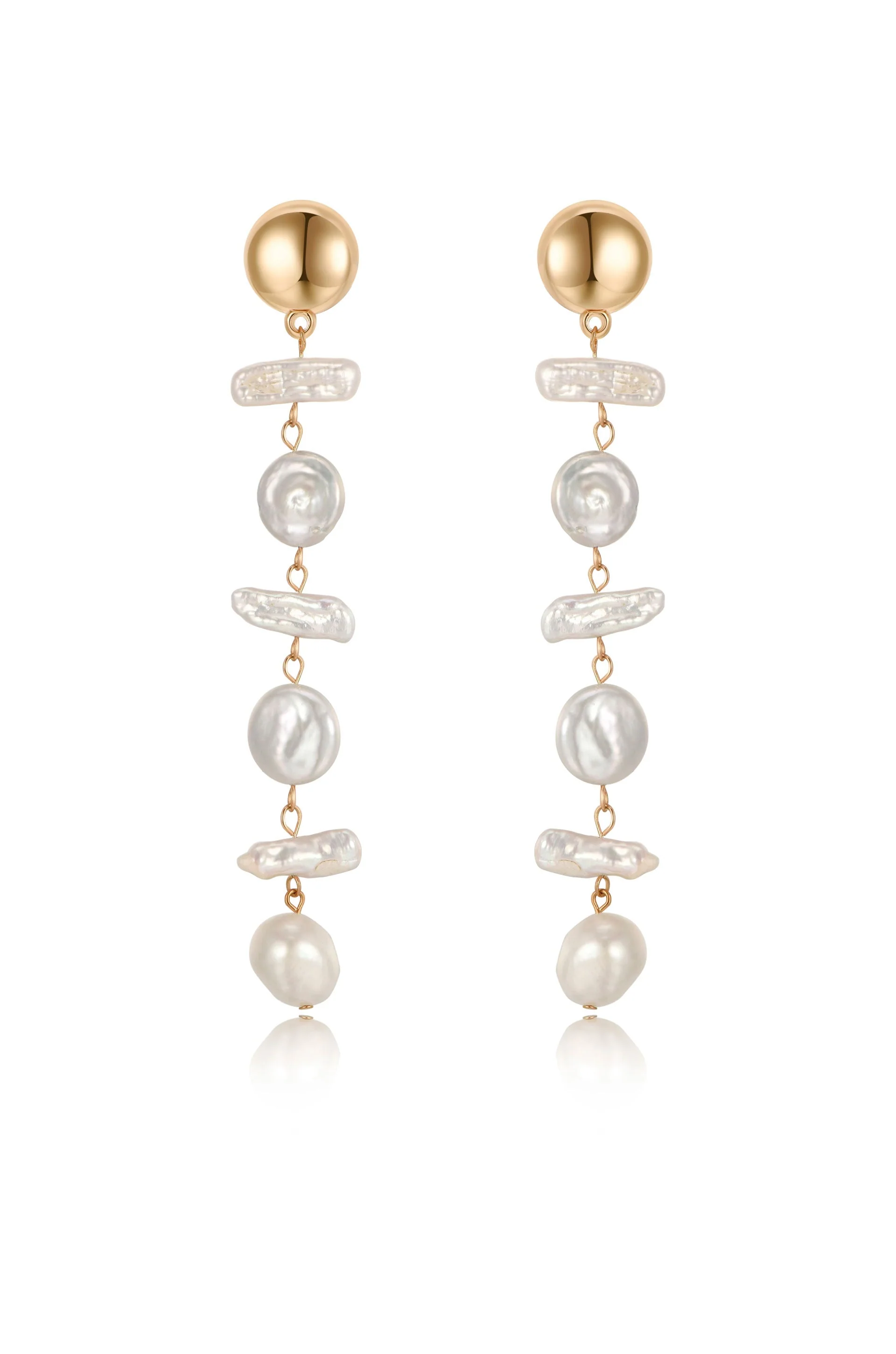 Ocean Secrets Freshwater Pearl Dangle Earrings - Image 2