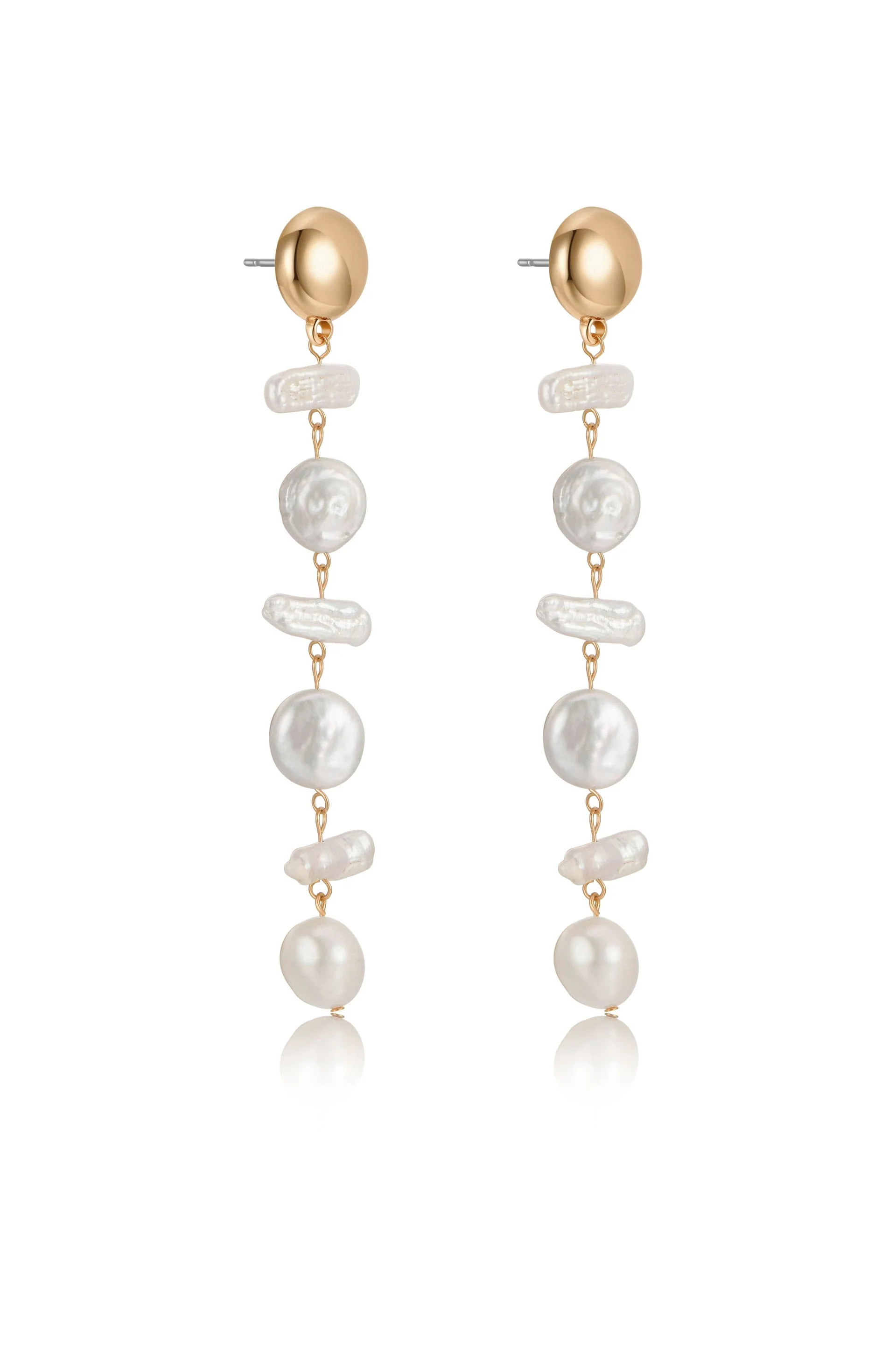 Ocean Secrets Freshwater Pearl Dangle Earrings - Image 3