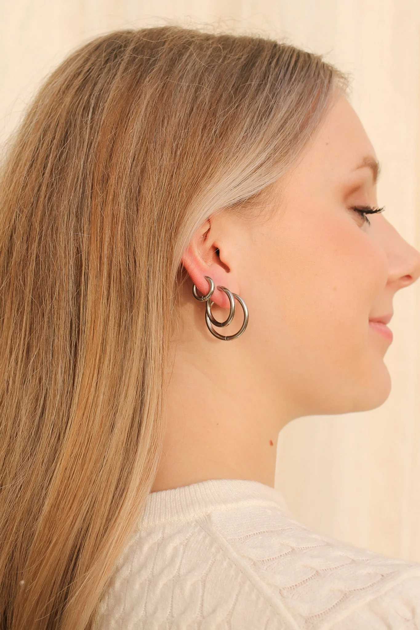Olivia Hoop Earring - Image 3