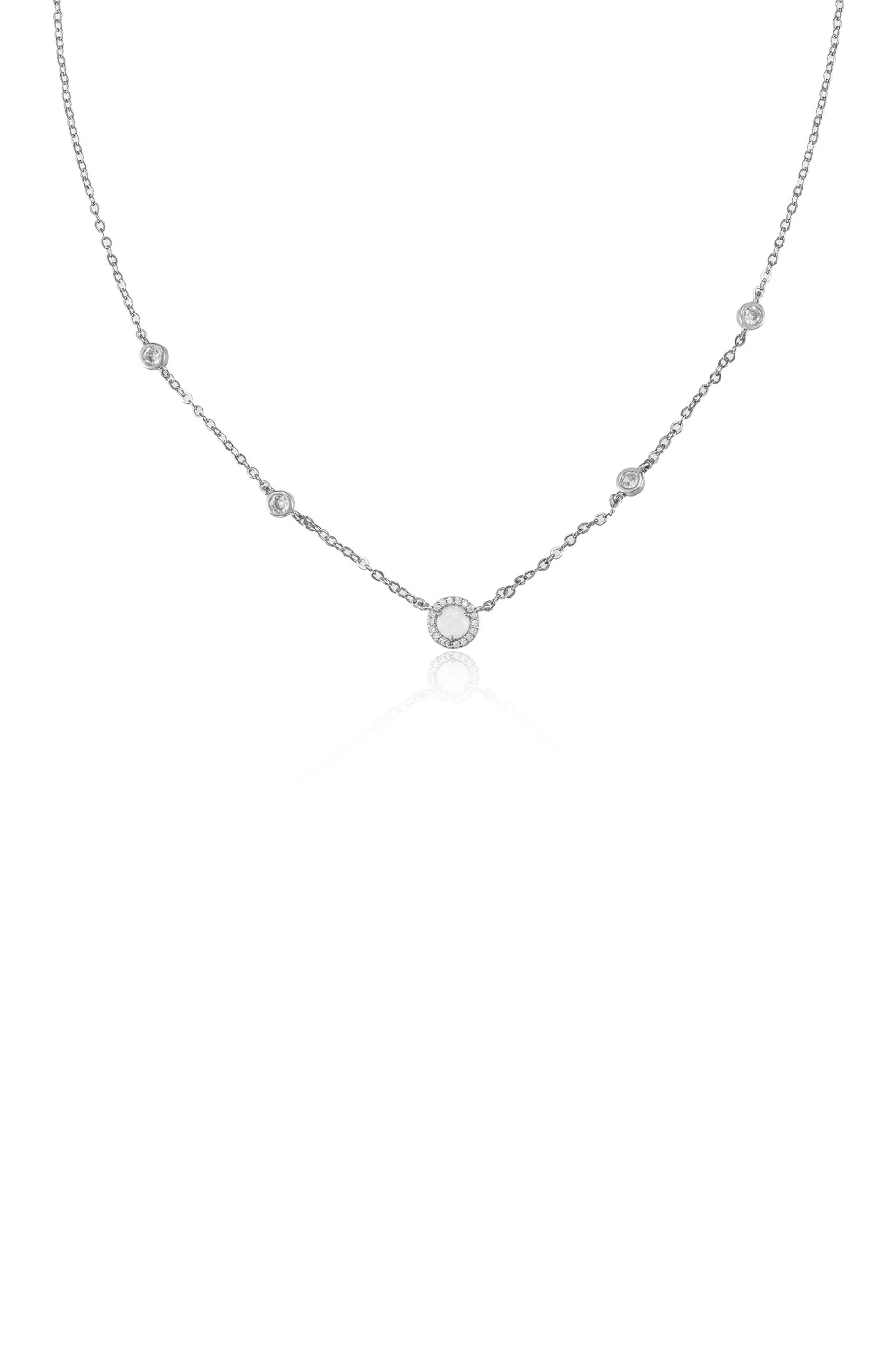 Olivia Opal and Crystal Necklace - Image 4