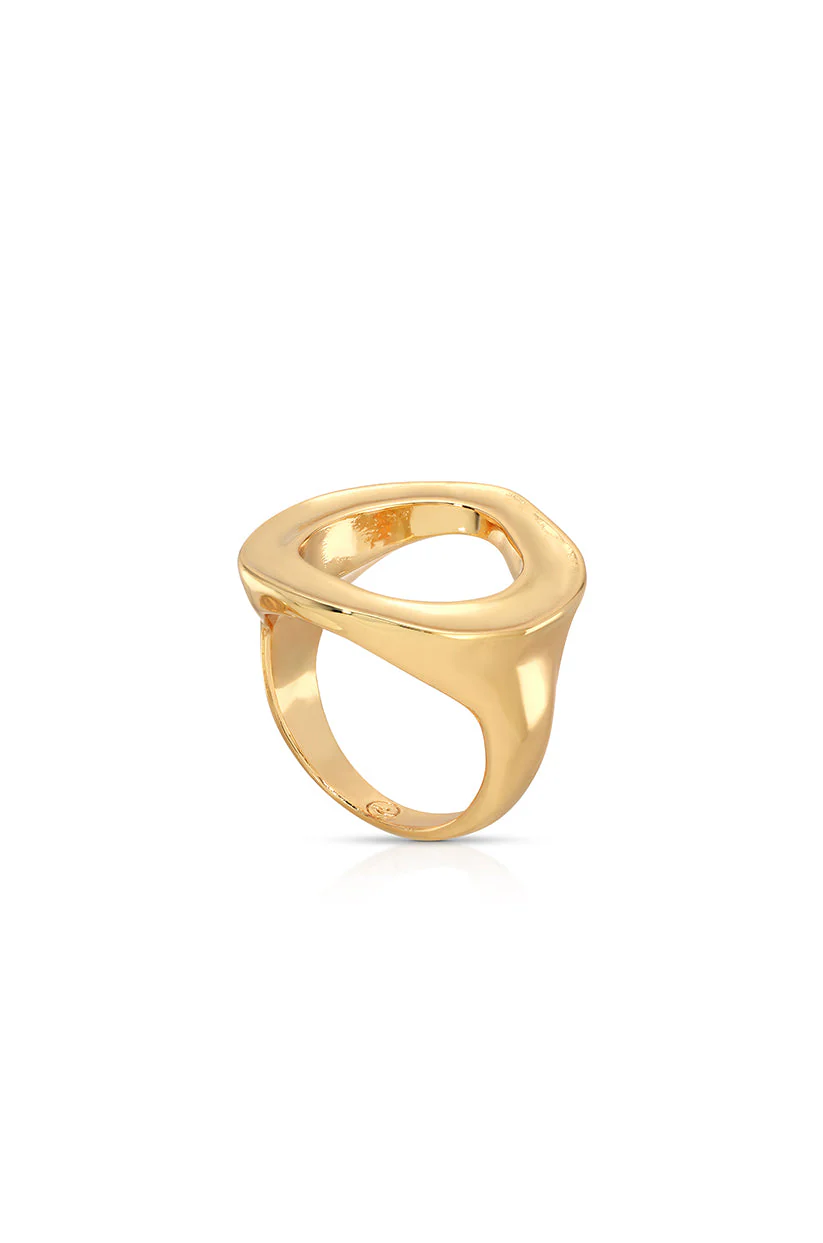 Open Circle Statement Ring - Image 4