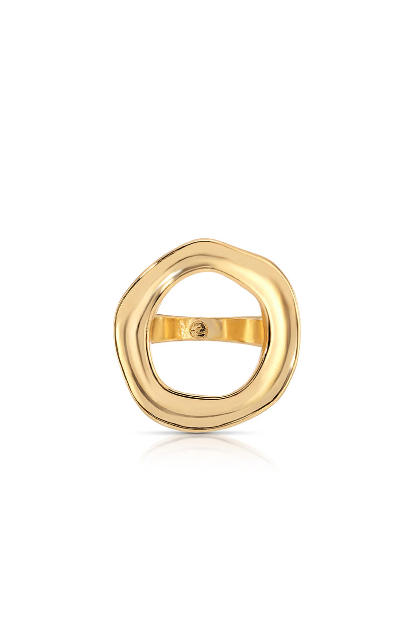 Open Circle Statement Ring - Image 5
