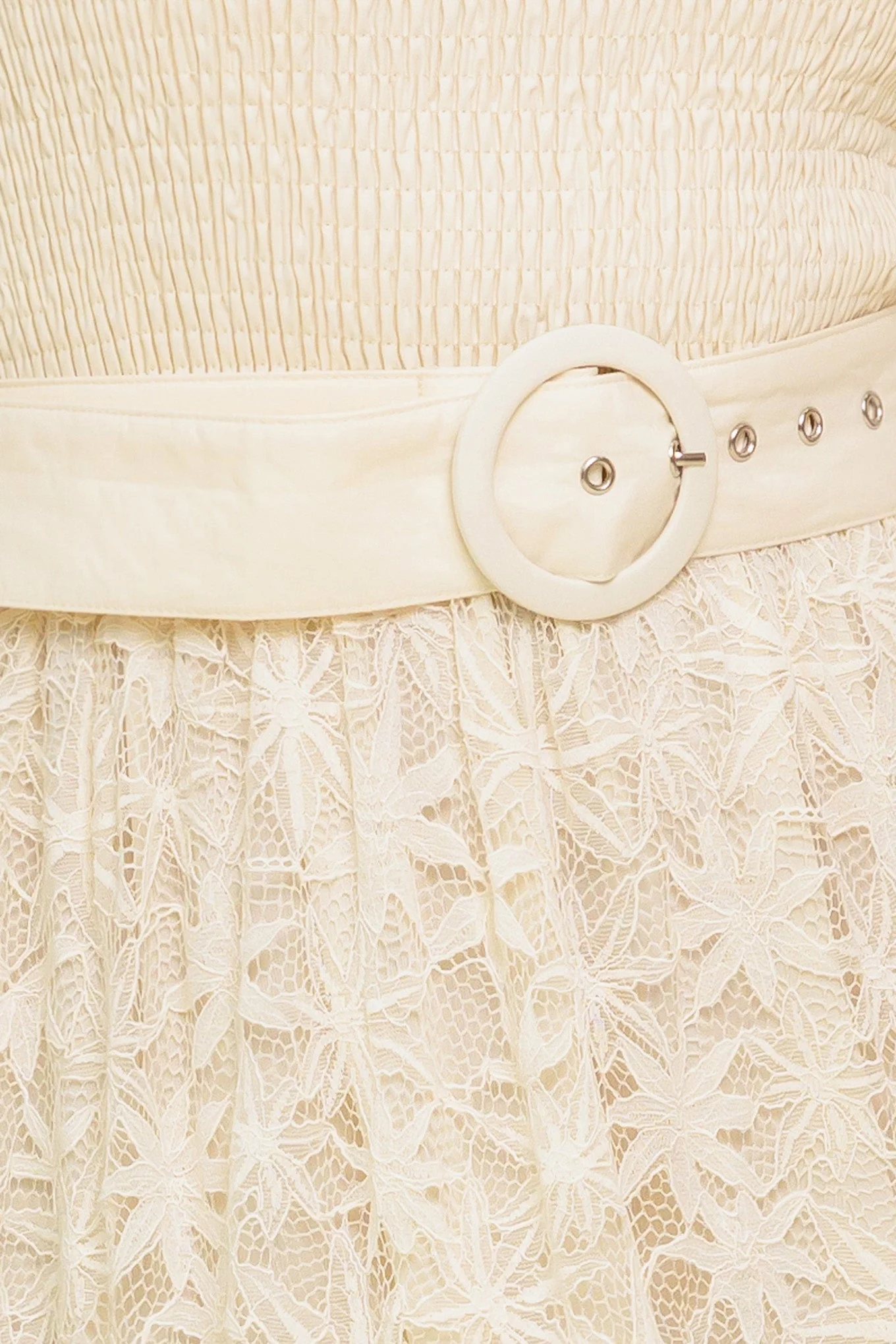 PARADISE AWAITS CREAM LACE ANKLE DRESS - Image 7