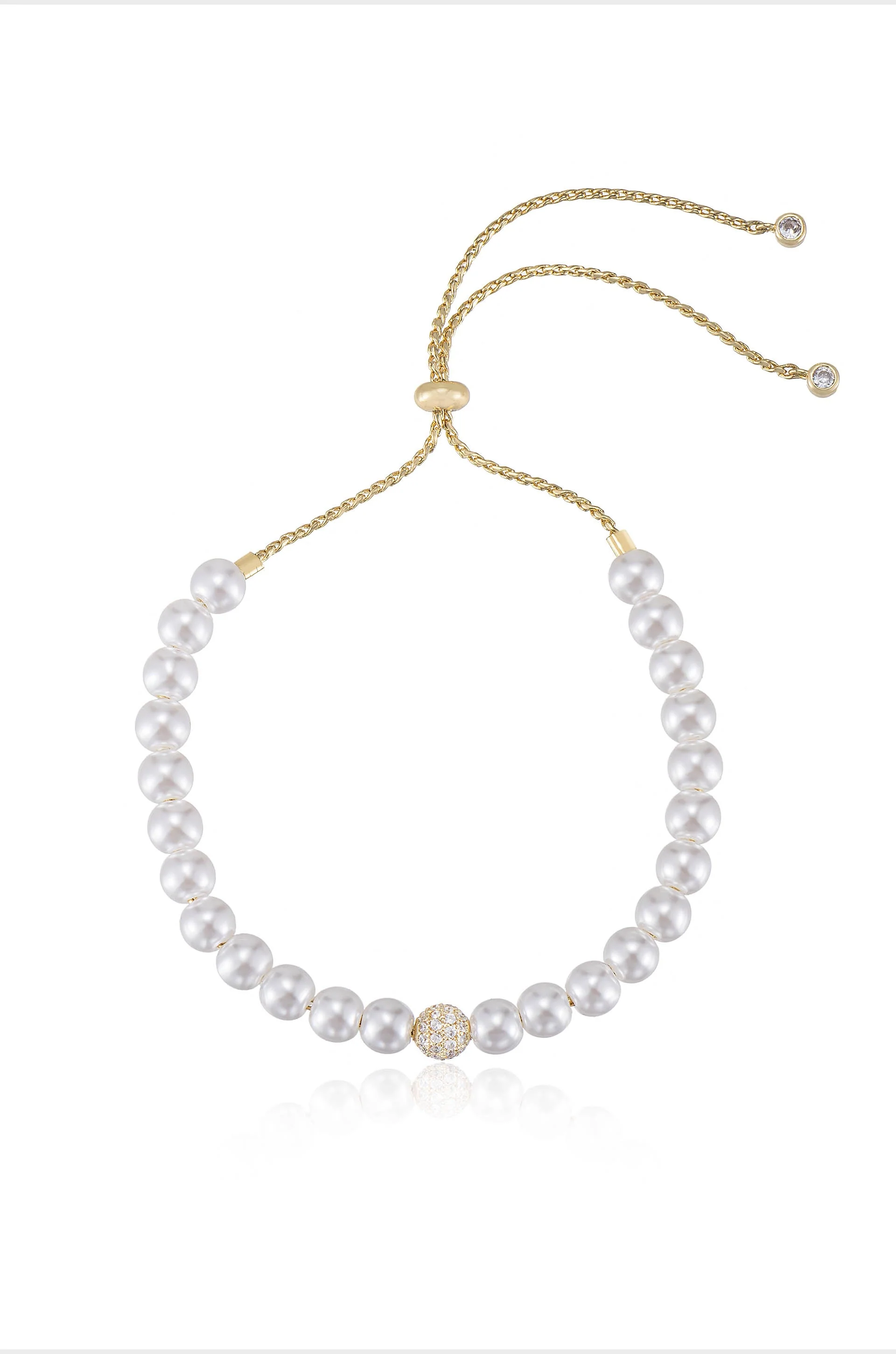 Pearl Adjustable Bracelet - Image 2