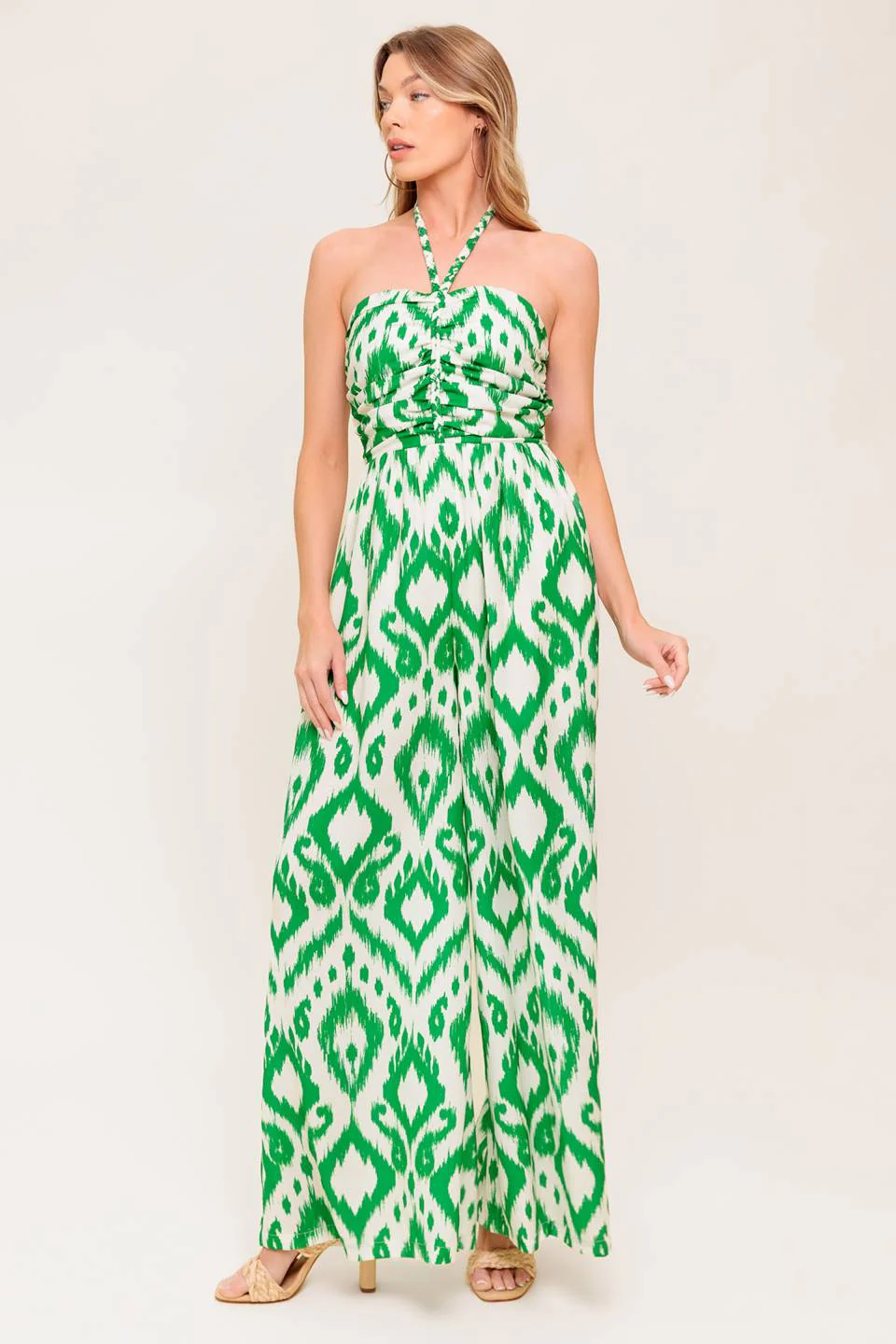 PENNY GREEN BRAIDED HALTER JUMPSUIT - Image 6
