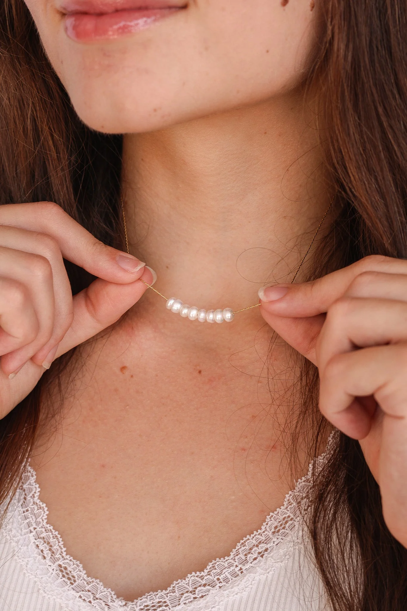 Pirouette Freshwater Pearl Necklace - Image 12