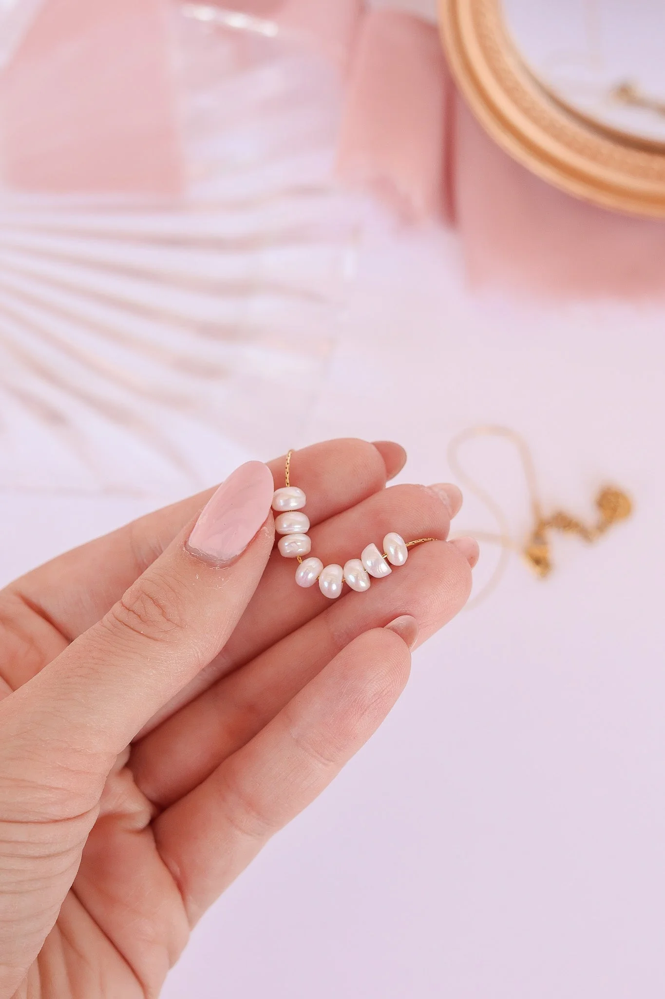 Pirouette Freshwater Pearl Necklace - Image 4