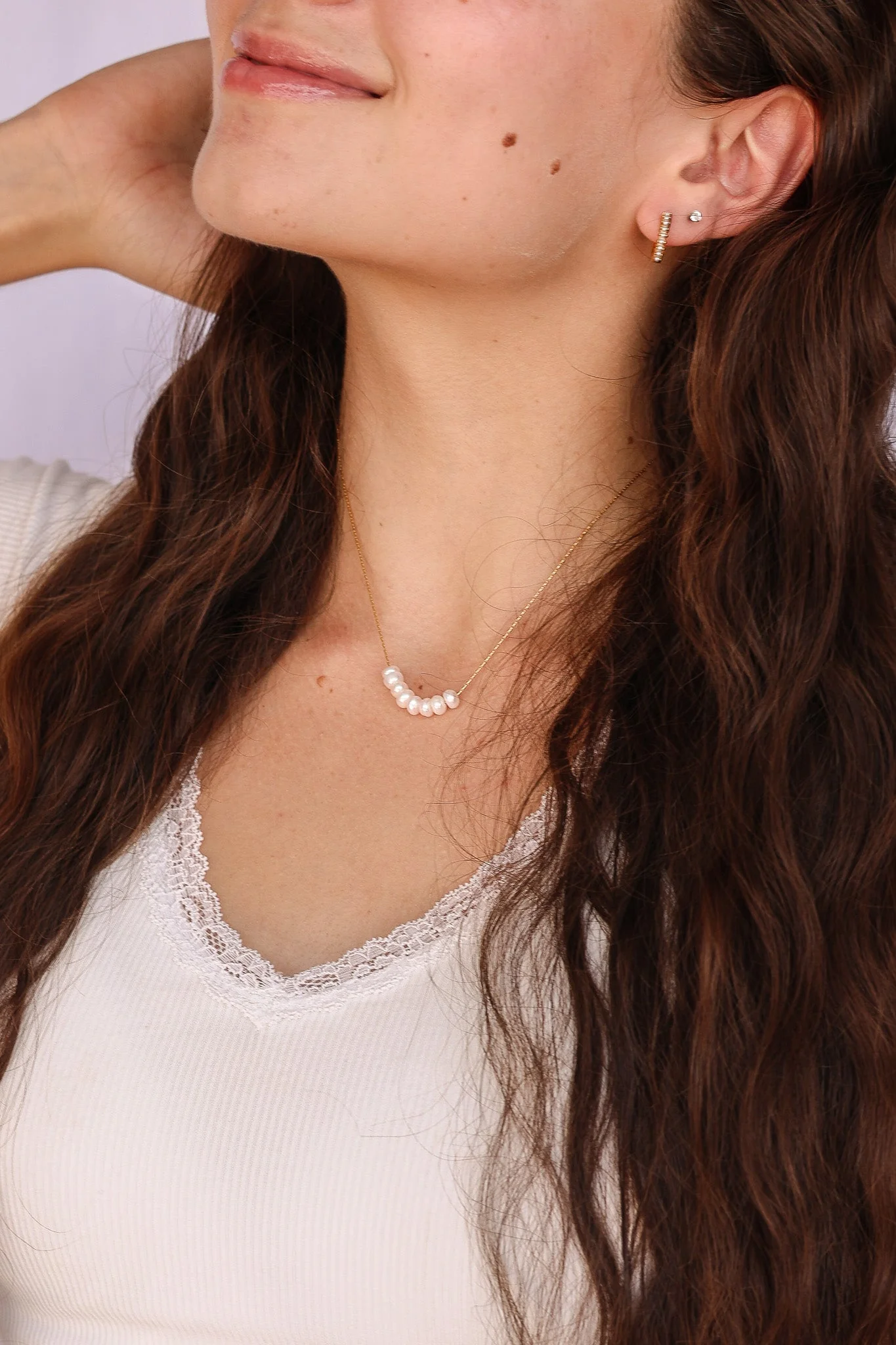 Pirouette Freshwater Pearl Necklace - Image 7