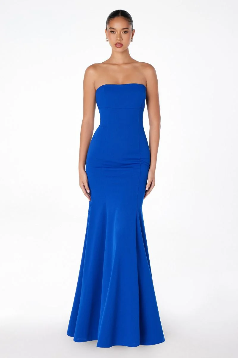Poppy Maxi Dress - Strapless Fitted Dress - Image 10