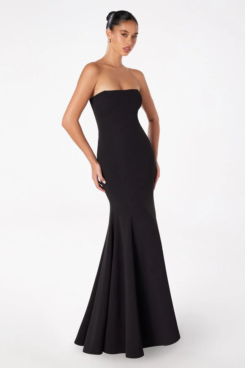 Poppy Maxi Dress - Strapless Fitted Dress - Image 7