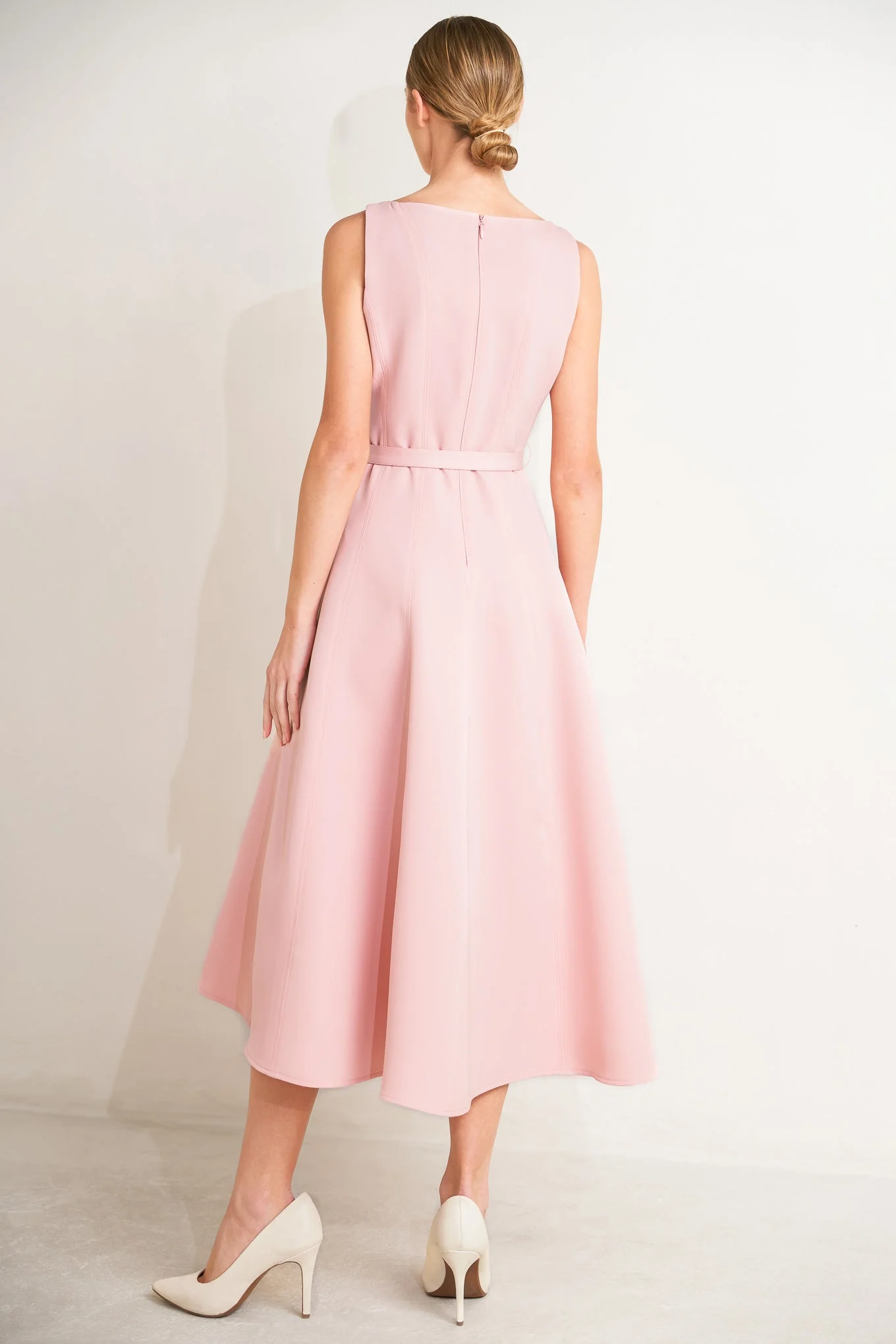 LIVING THE DREAM PINK MIDI DRESS - Image 3
