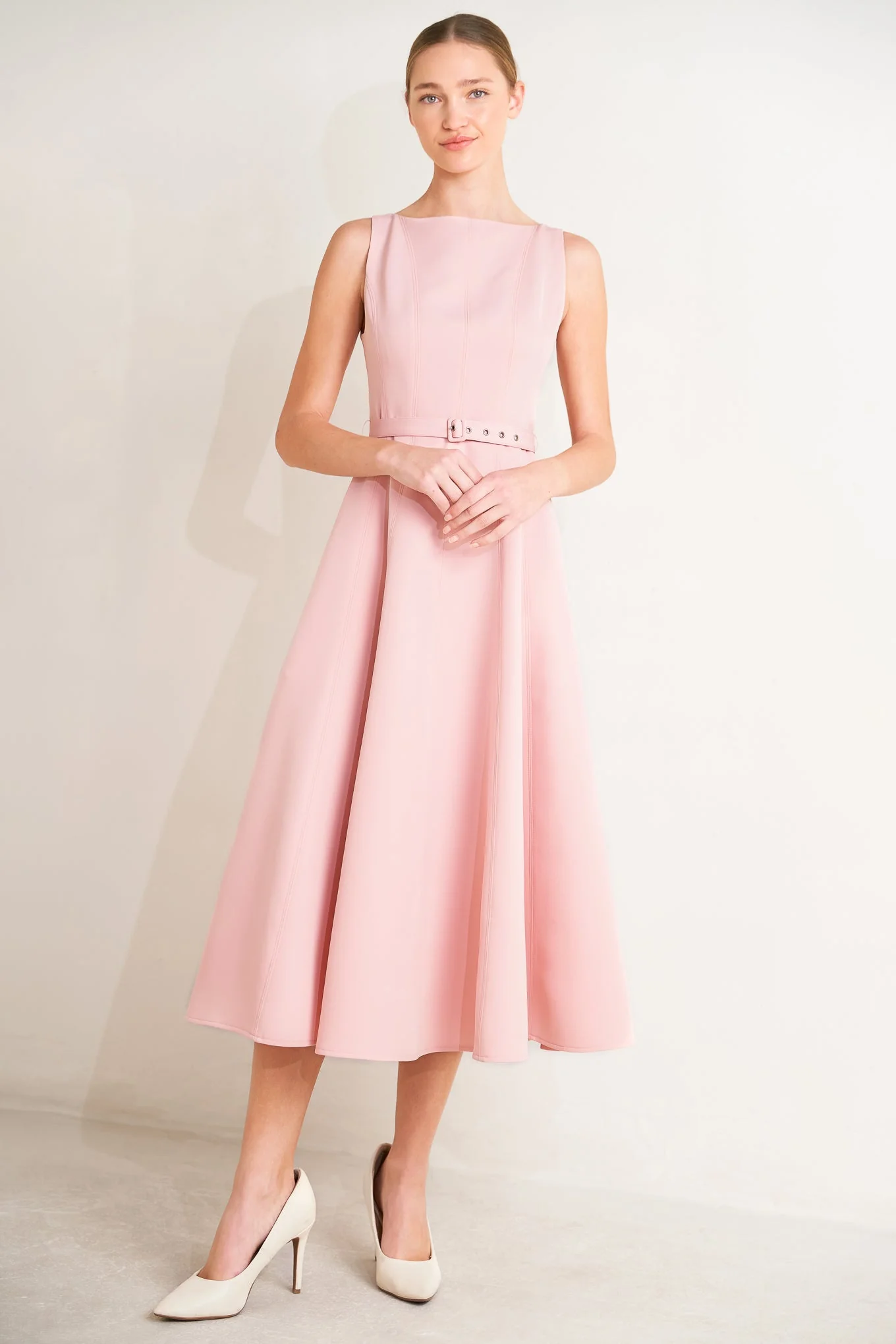 LIVING THE DREAM PINK MIDI DRESS - Image 6