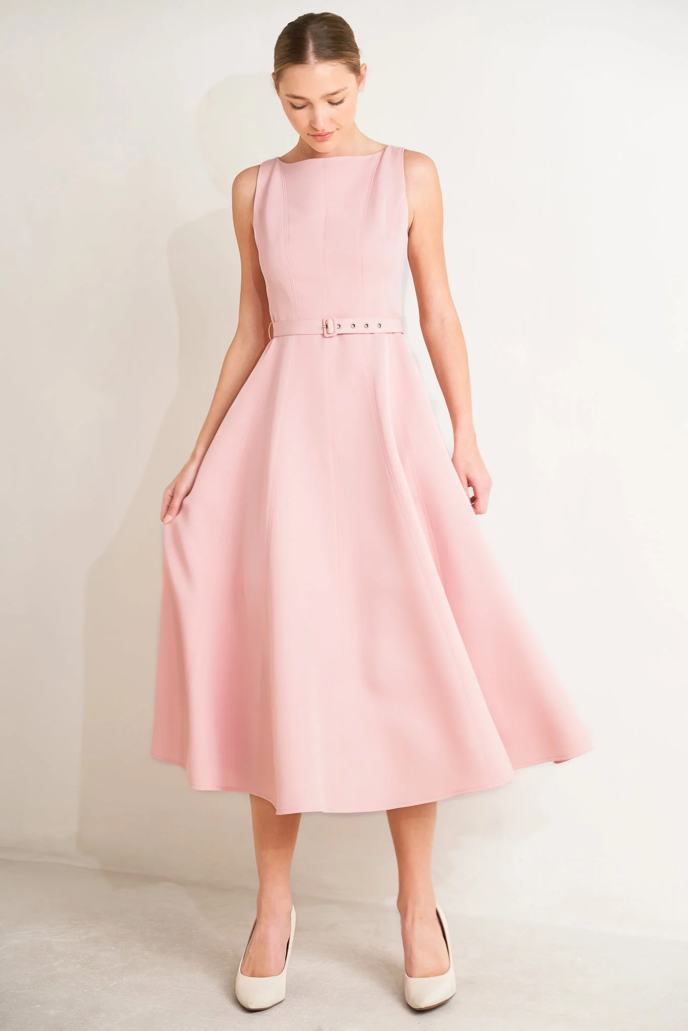 LIVING THE DREAM PINK MIDI DRESS - Image 7