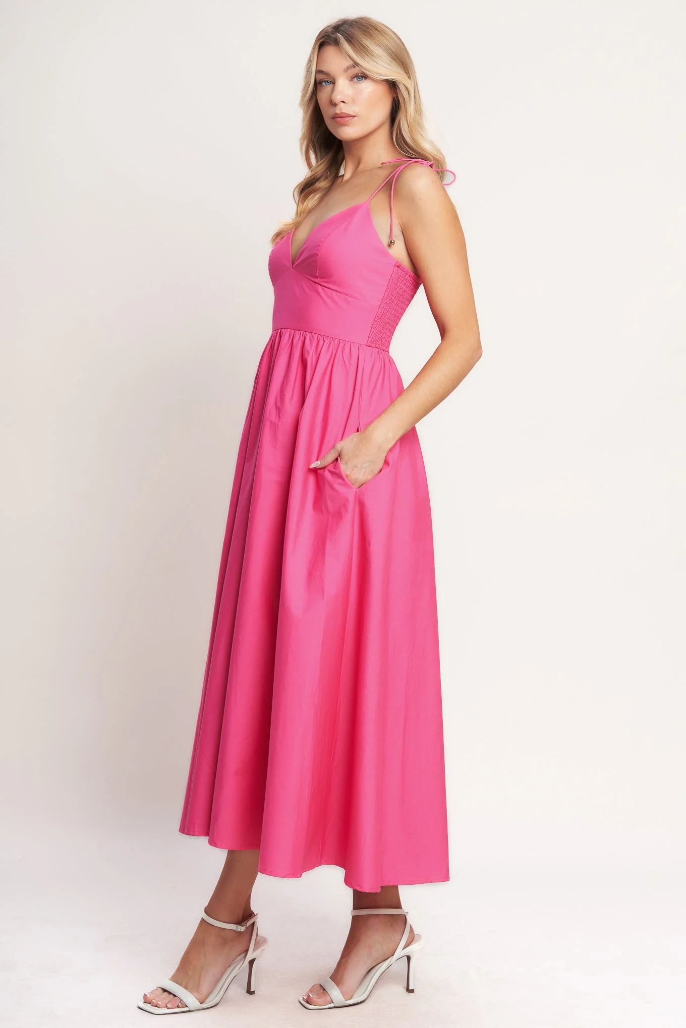 PRETTY IN PINK MIDI DRESS - Image 6