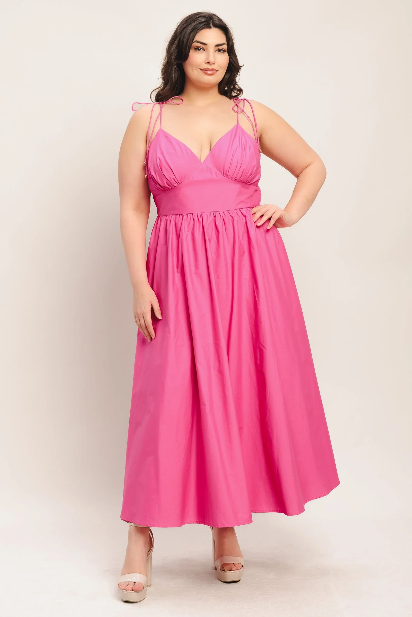 PRETTY IN PINK MIDI DRESS - Image 9