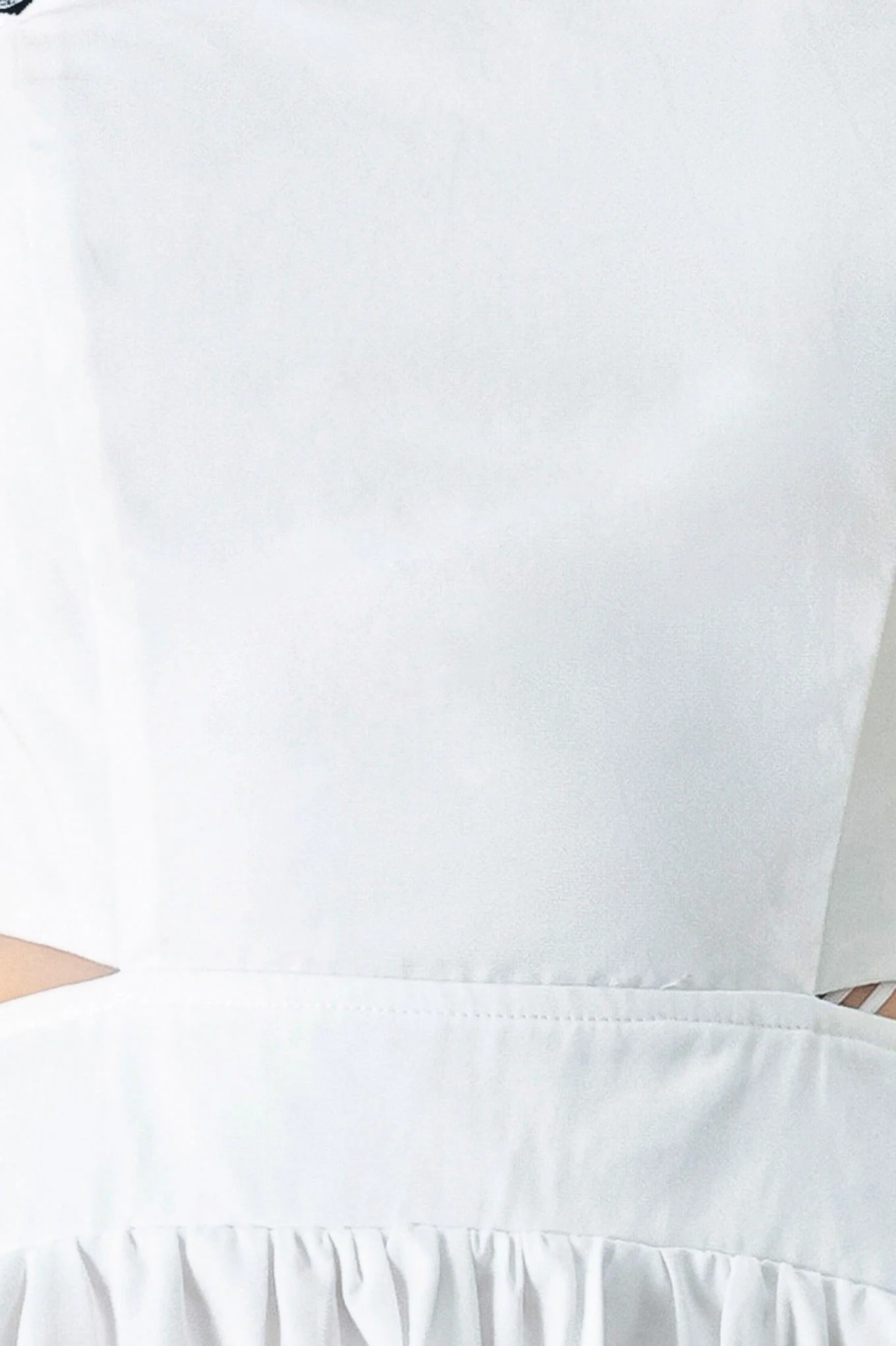 PURE ELEGANCE WHITE MIDI DRESS - Image 8