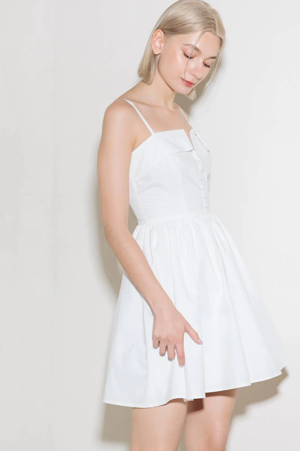 PURE ROMANCE MINI DRESS - WHITE - Image 6
