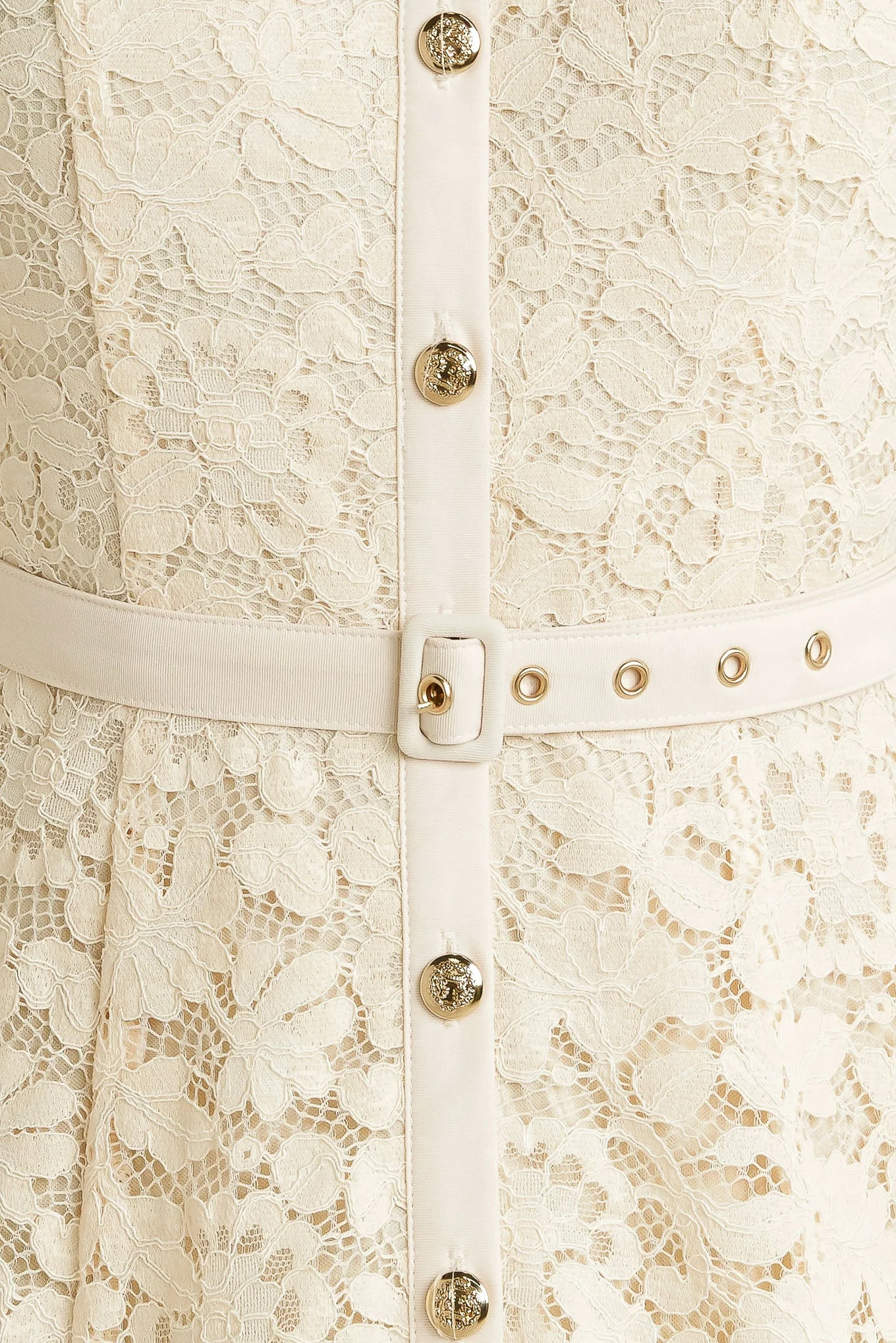 PURELY ROMANTIC LACE MIDI DRESS - Image 8