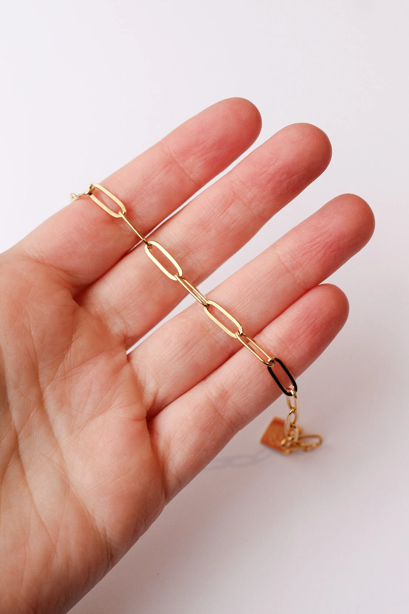 Riley Paperclip Chain Bracelet - Image 6