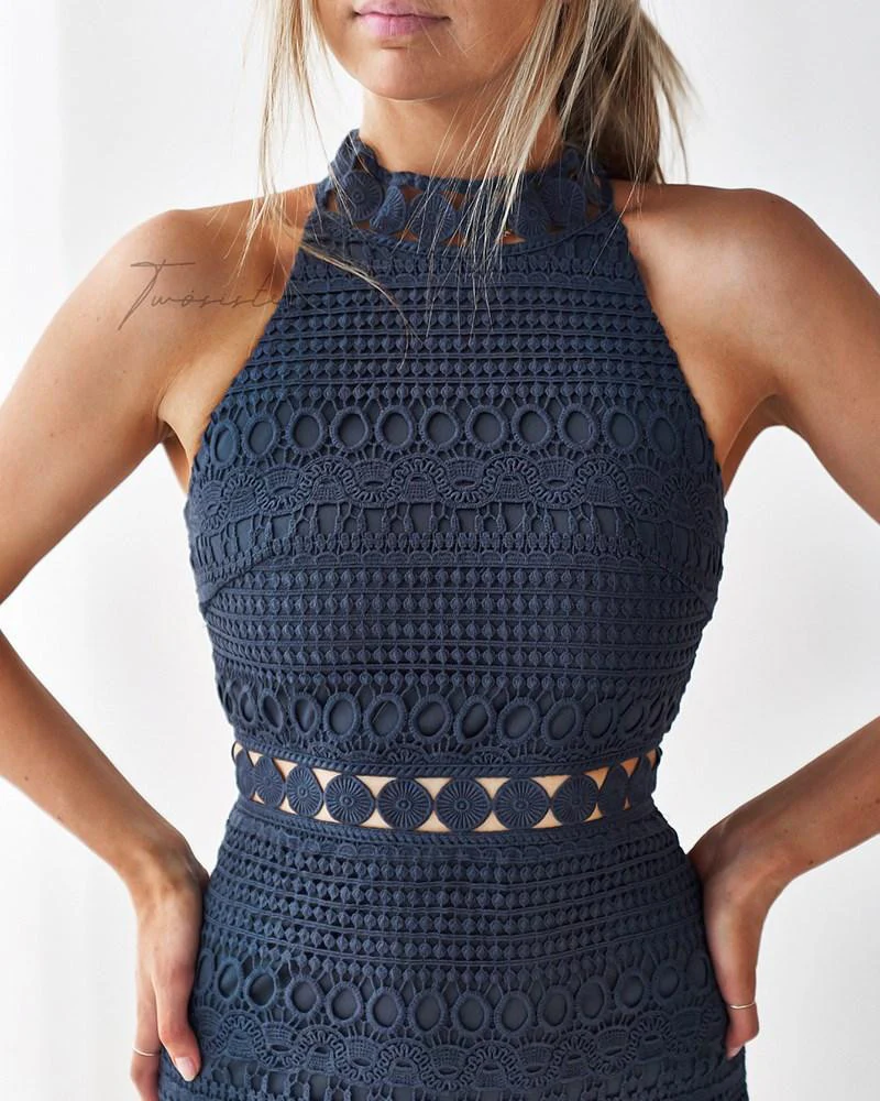 RIVERS MIDI DRESS - STEEL BLUE - Image 6