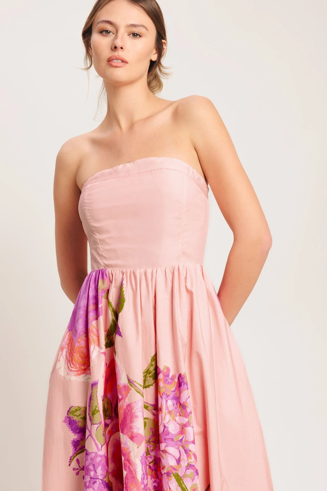 ROSE SERENADE LIGHT PINK MAXI DRESS - FINAL SALE - Image 4