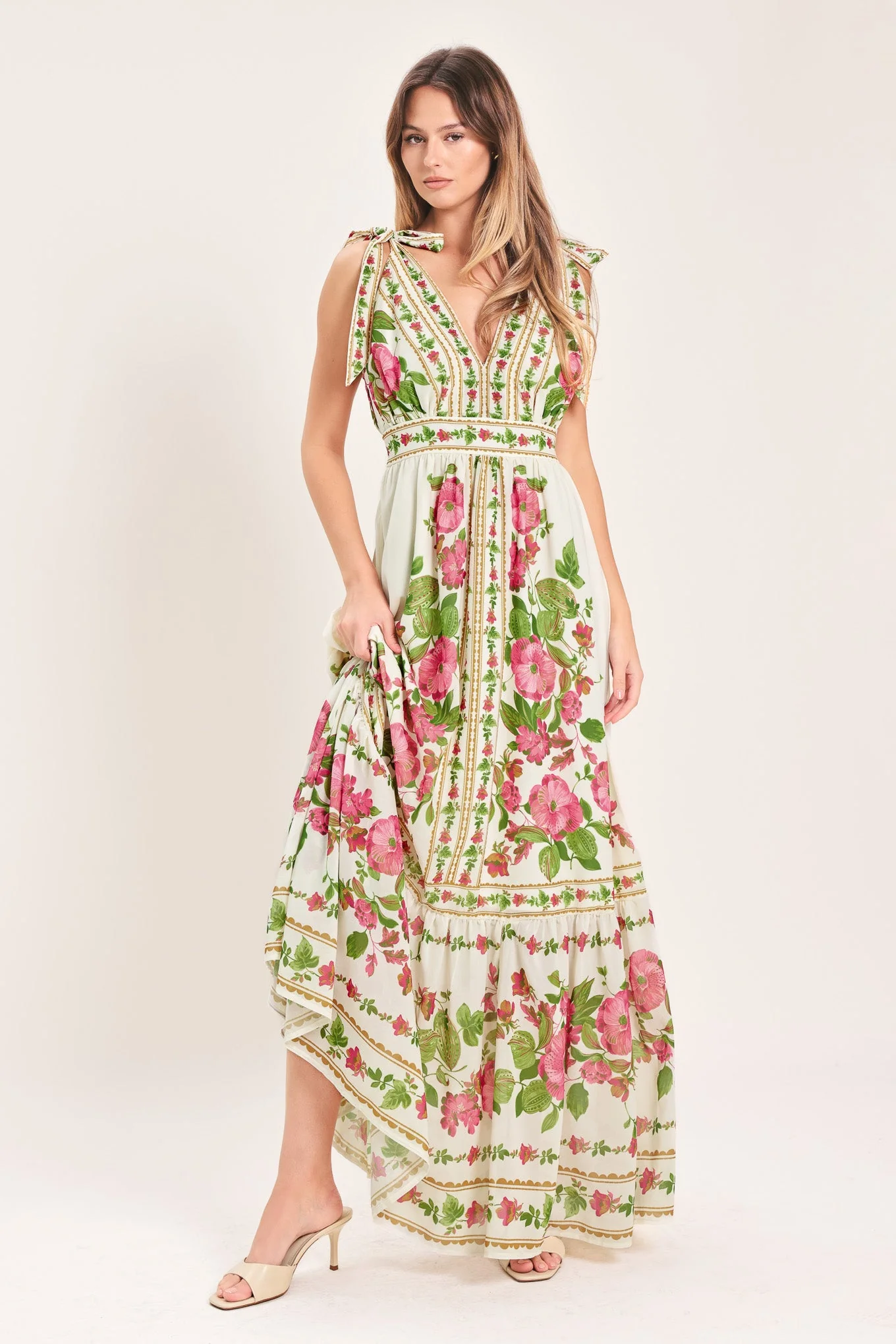 ROSE VINE ROMANCE MAXI DRESS - Image 5