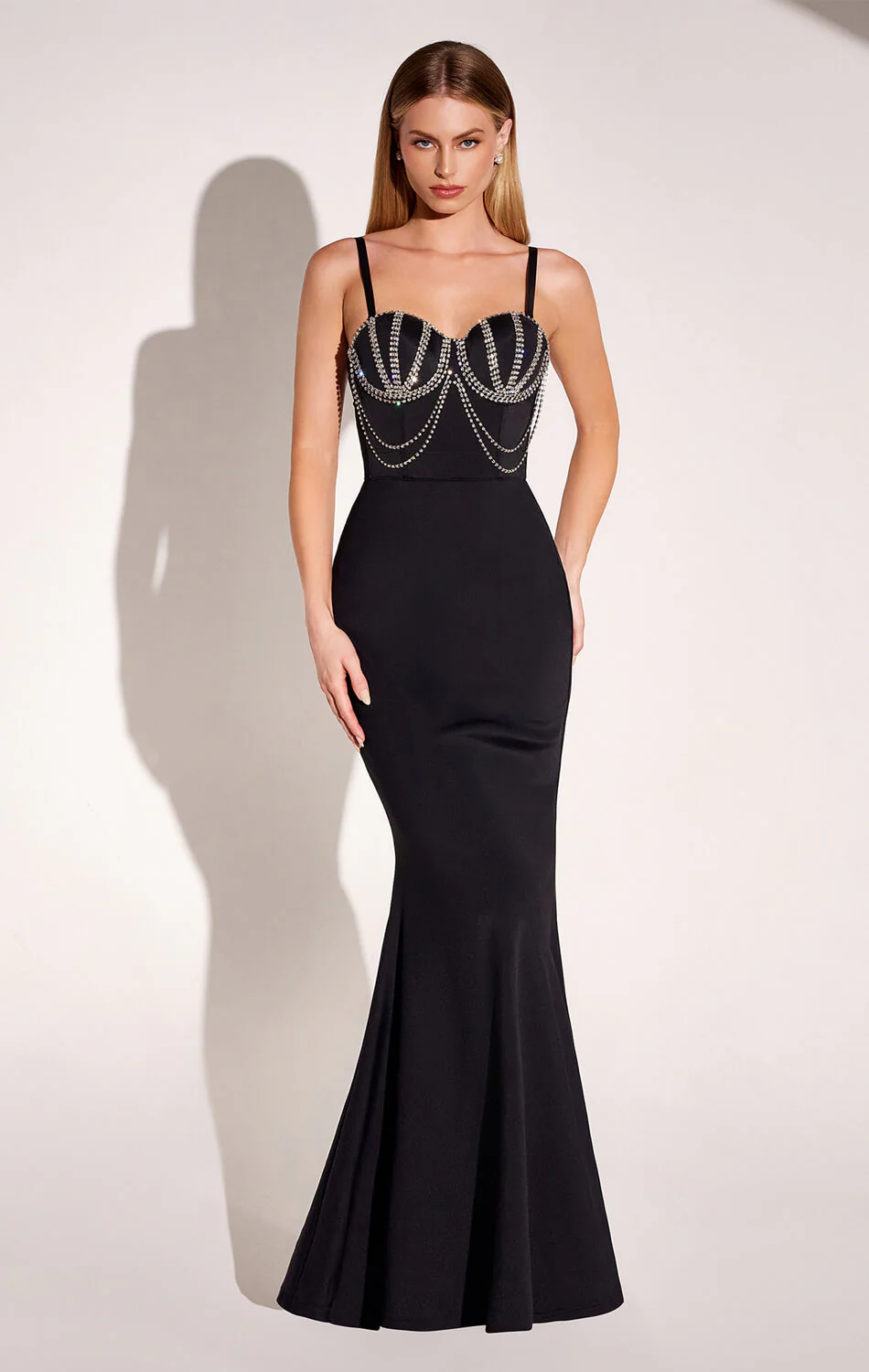 ROXY EMBELLISHED MAXI DRESS