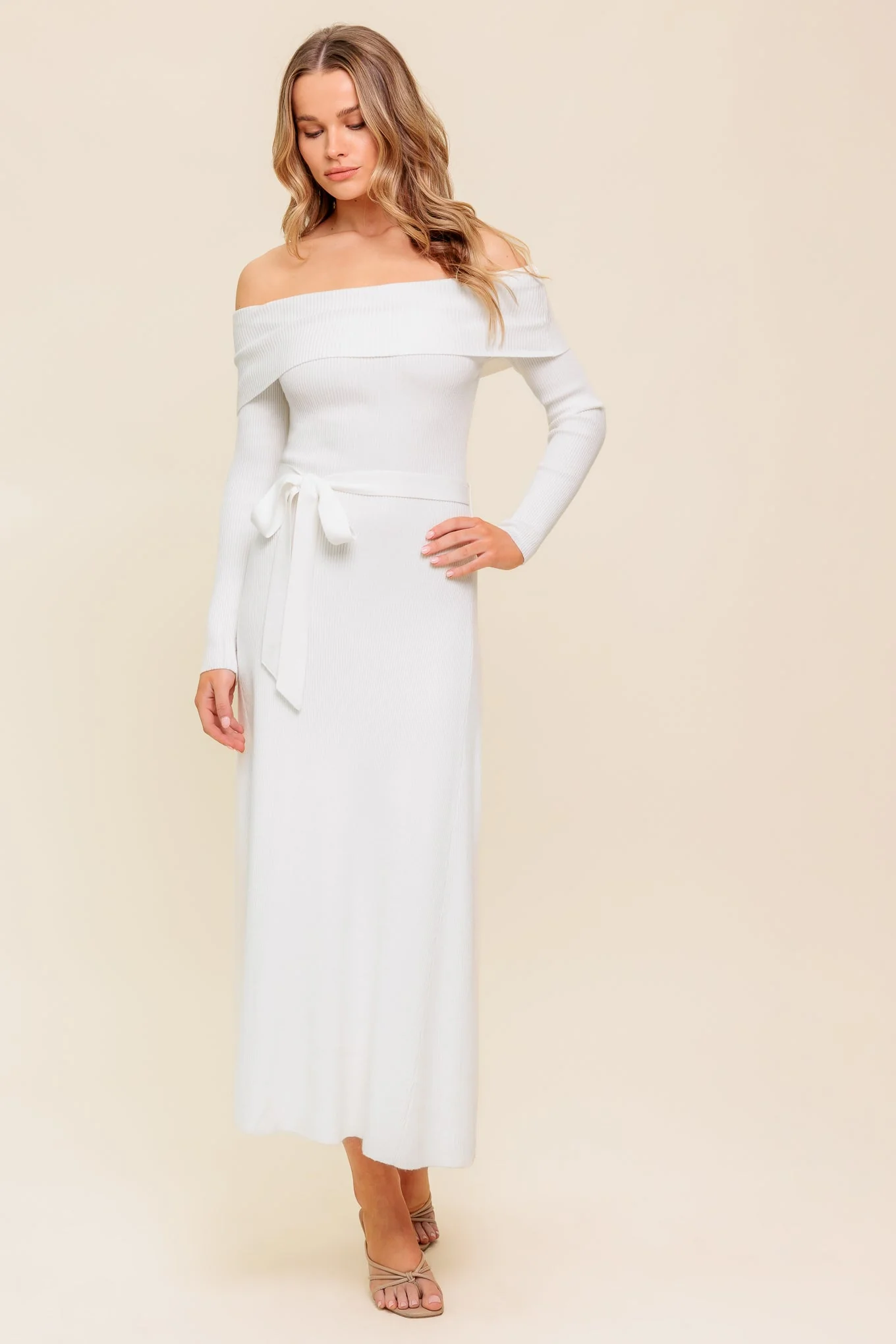 RUSTIC RETREAT - IVORY - SWEATER DRESS - FINAL SALE - Image 2