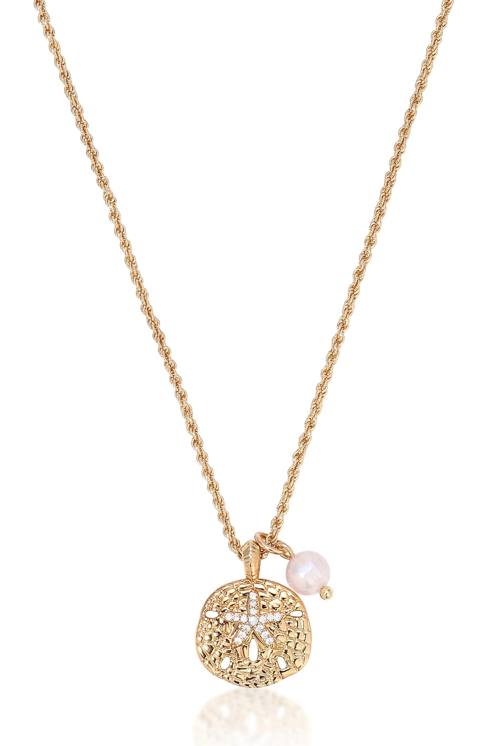 Sand Dollar Charm Necklace - Image 2